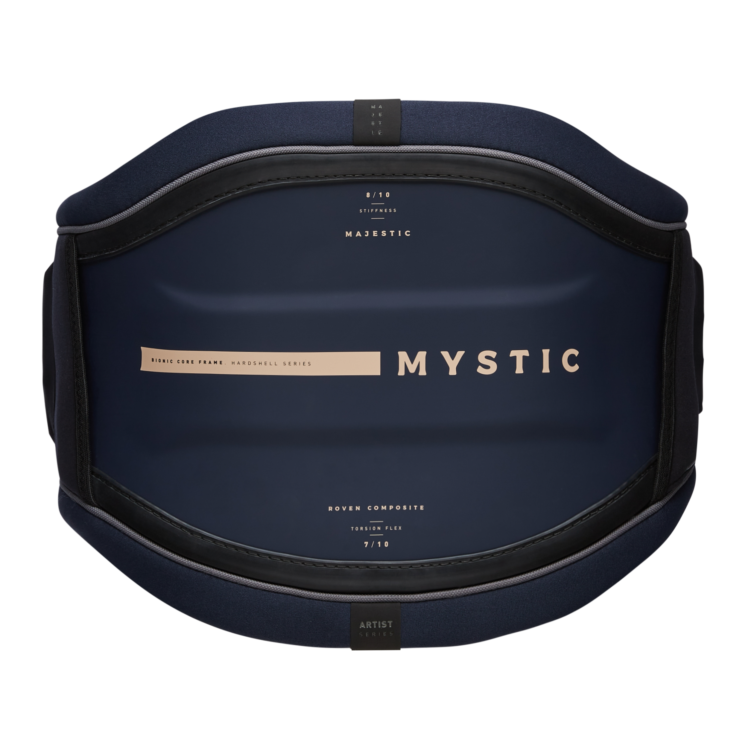 Mystic Stealth Waist Harness 2023 blue, back view