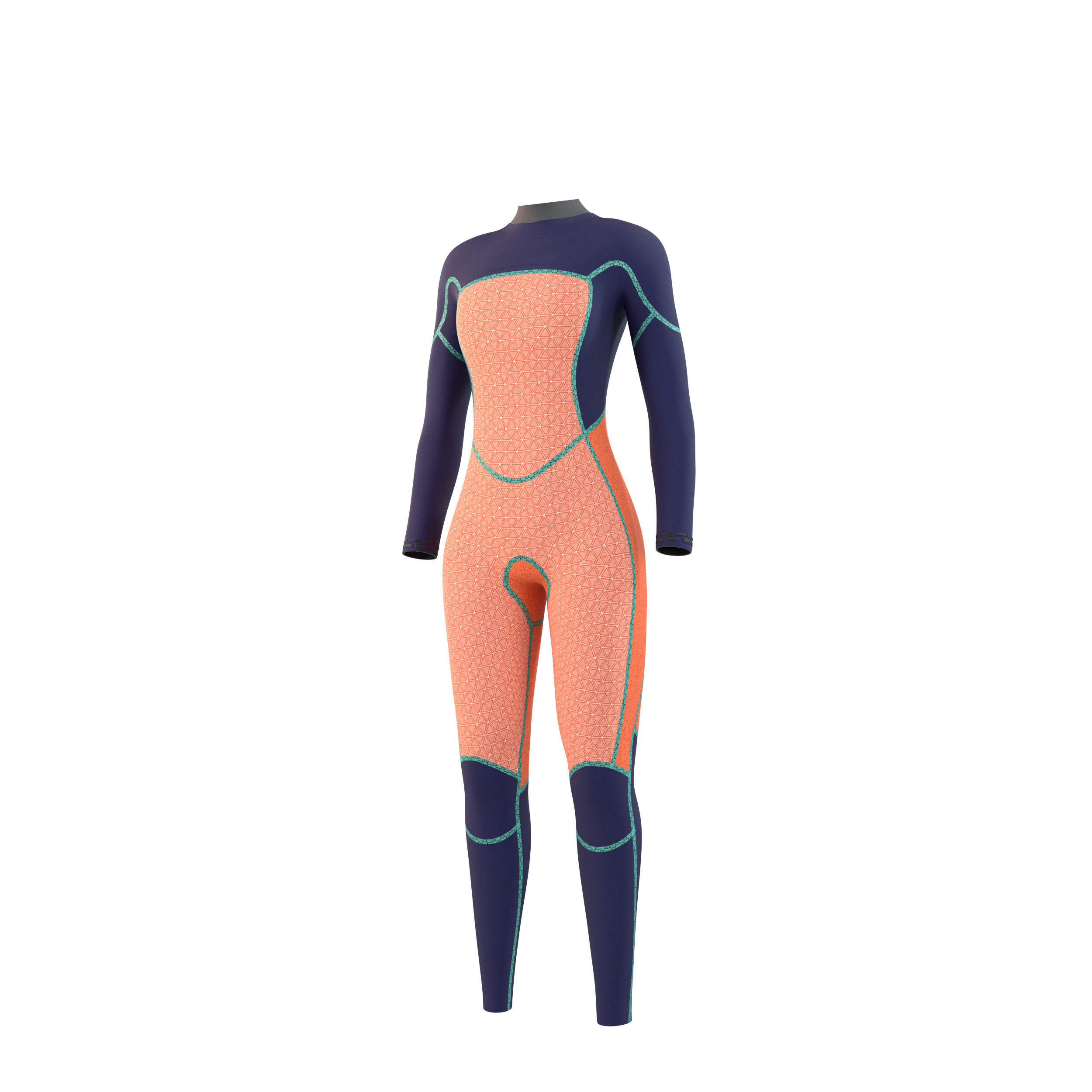 Jayde Fullsuit 3/2mm Double Fzip Damen