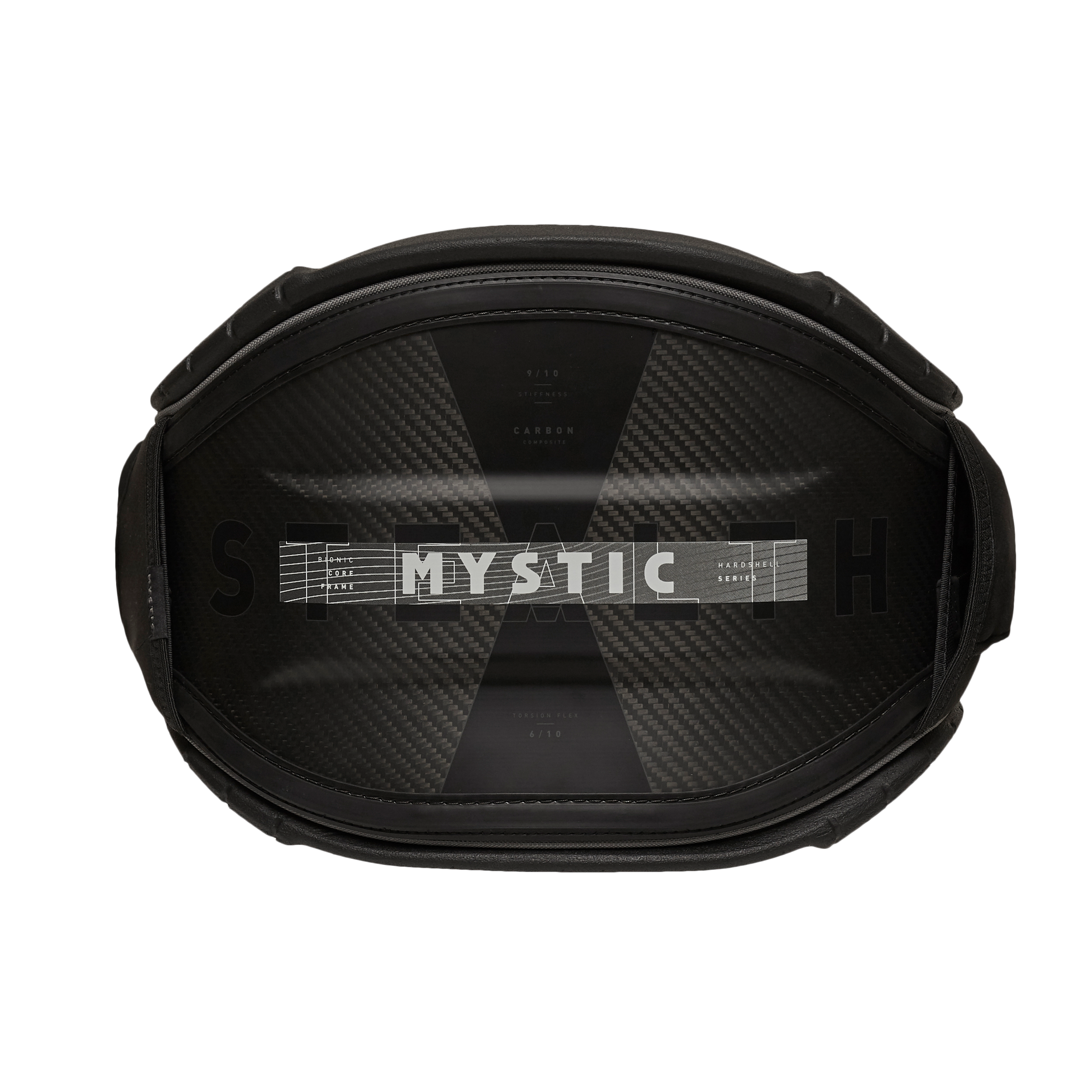 Mystic Stealth Waist Harness 2023 black, back view