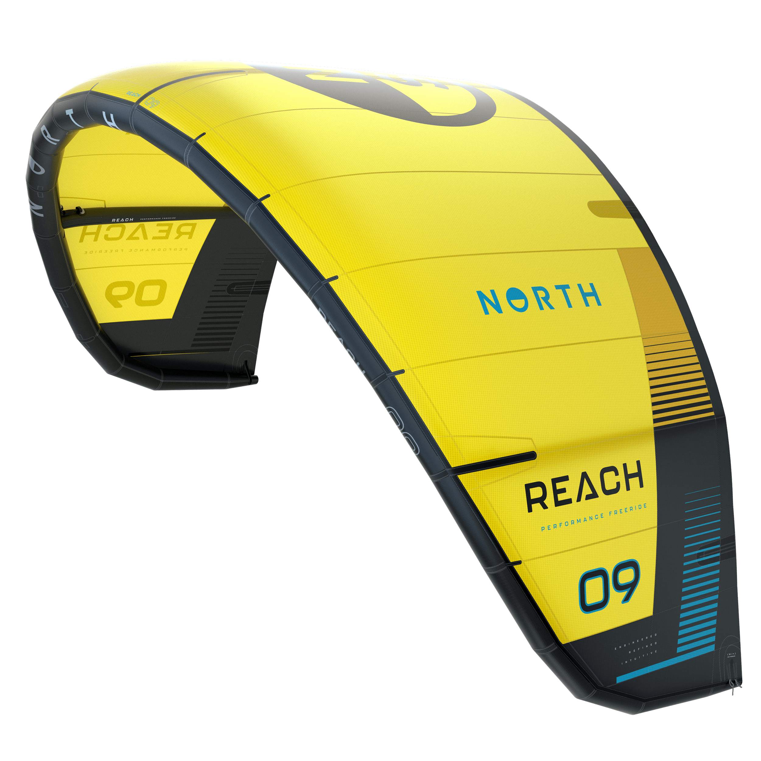 North Reach 2024 yellow, detail