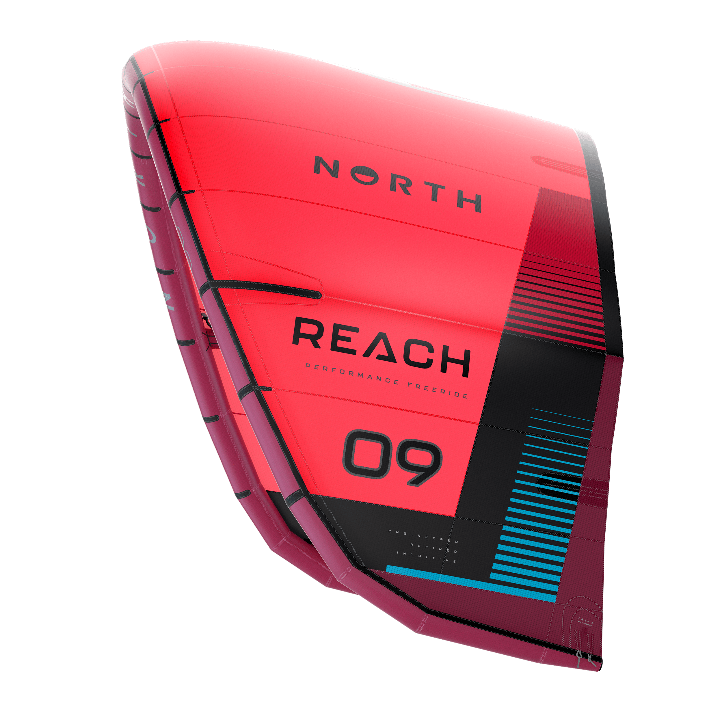 North Reach 2024 red, side view