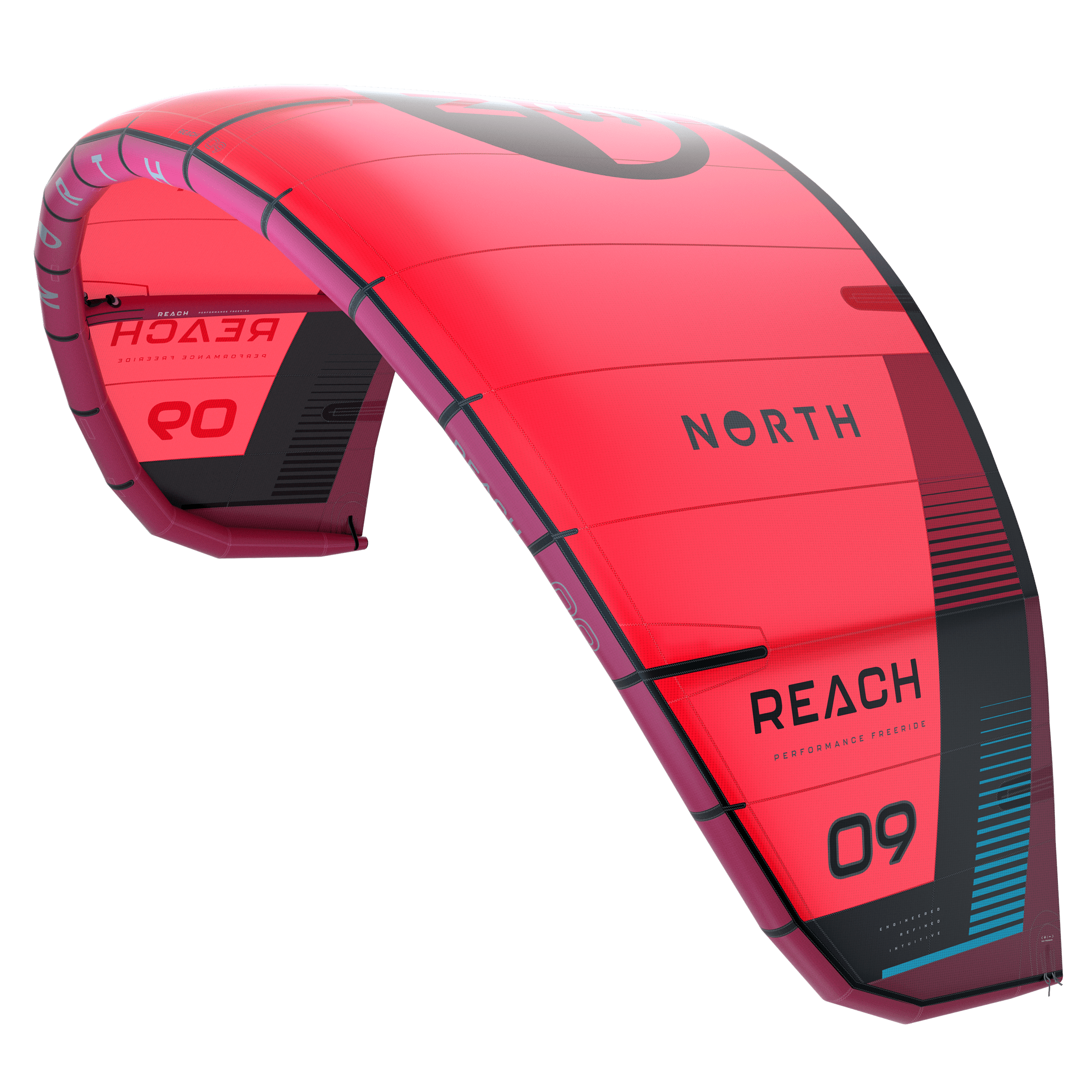 North Reach 2024 red, detail