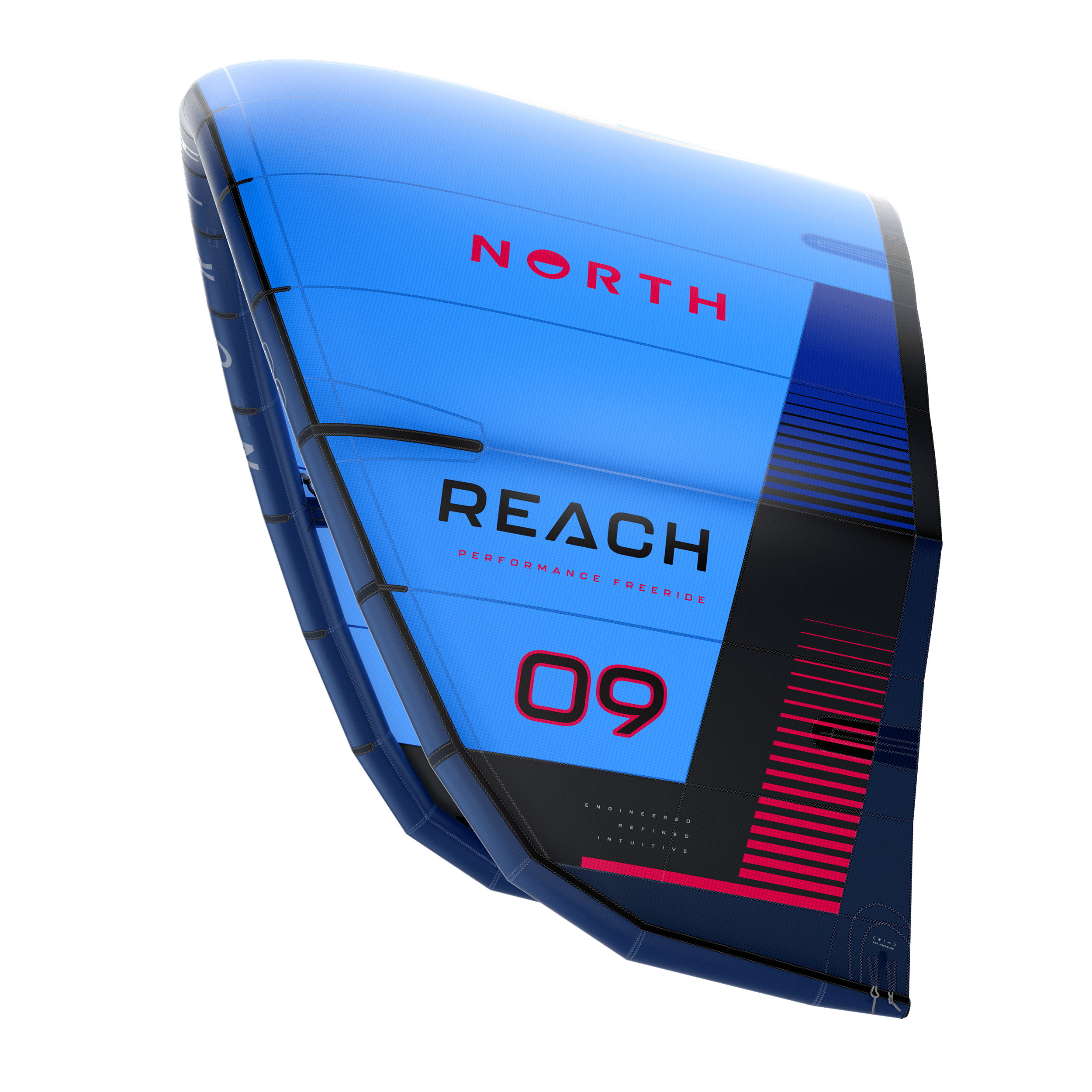 North Reach 2024 dark blue, side view