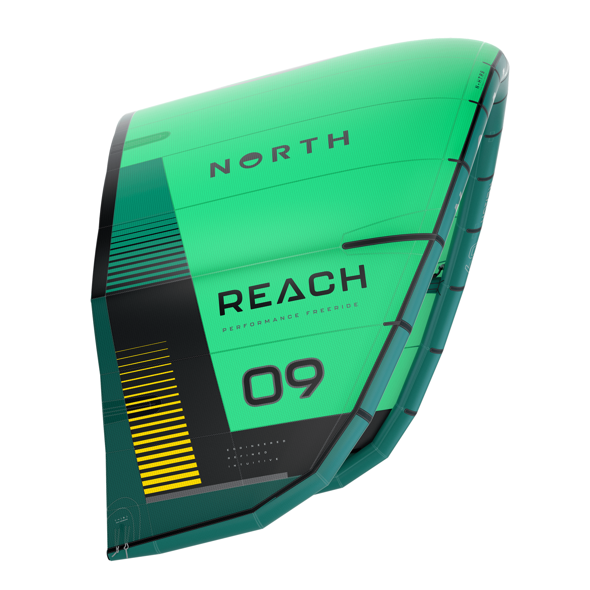 North Reach 2024 green, side view