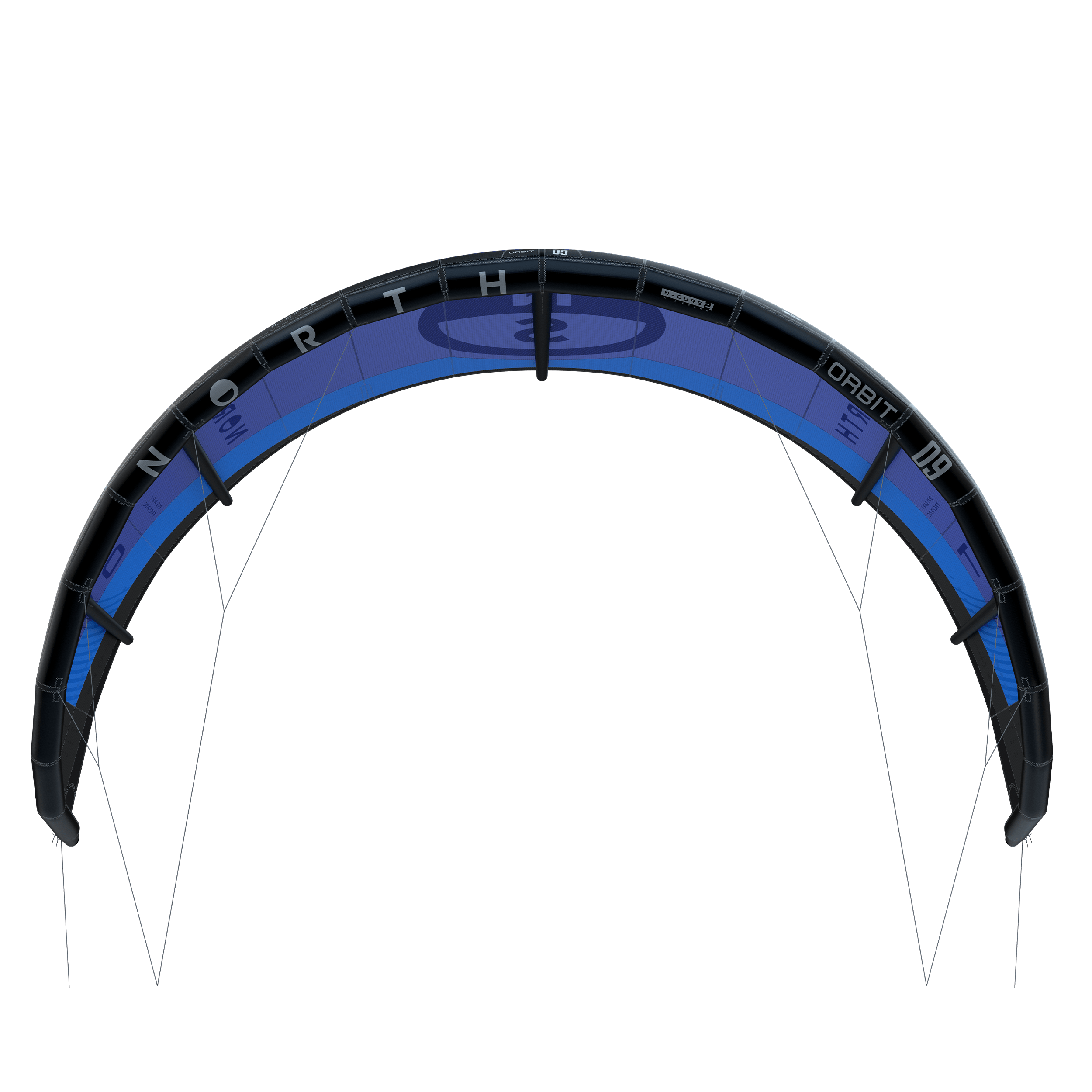North Orbit Kite 2025 blue, front view