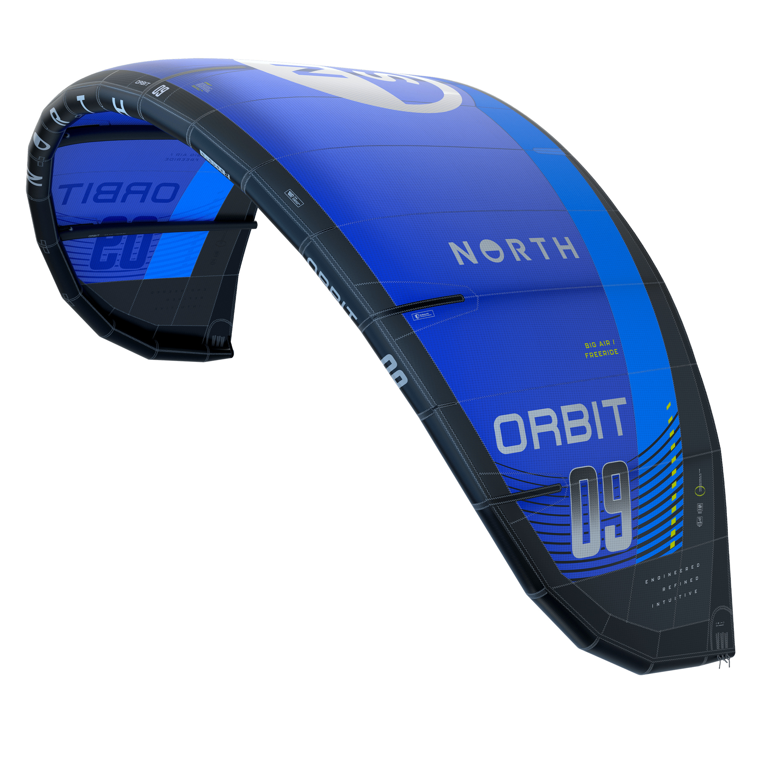 North Orbit Kite 2025 blue, side view