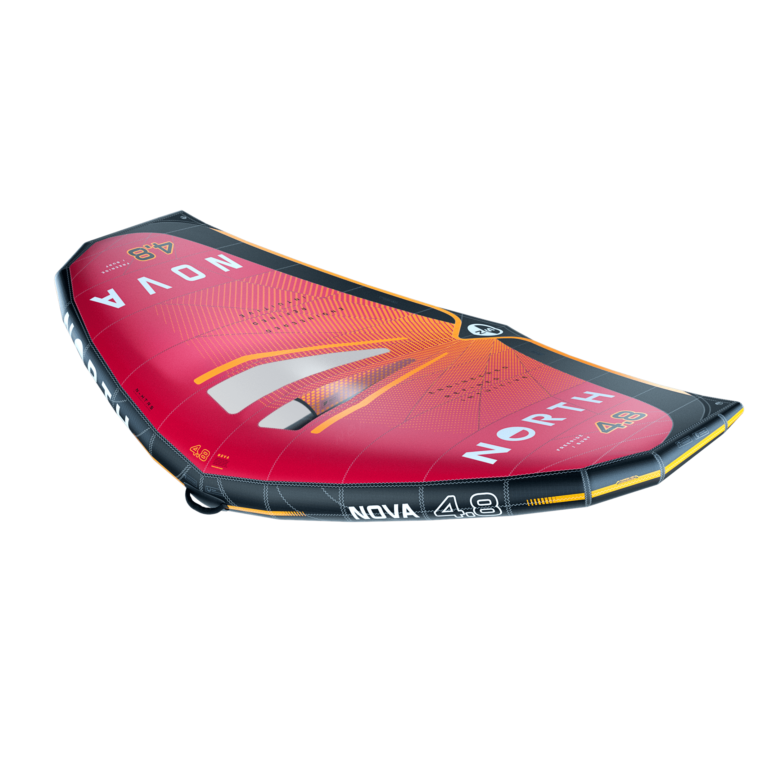 North Nova Wing 2025 red, top view