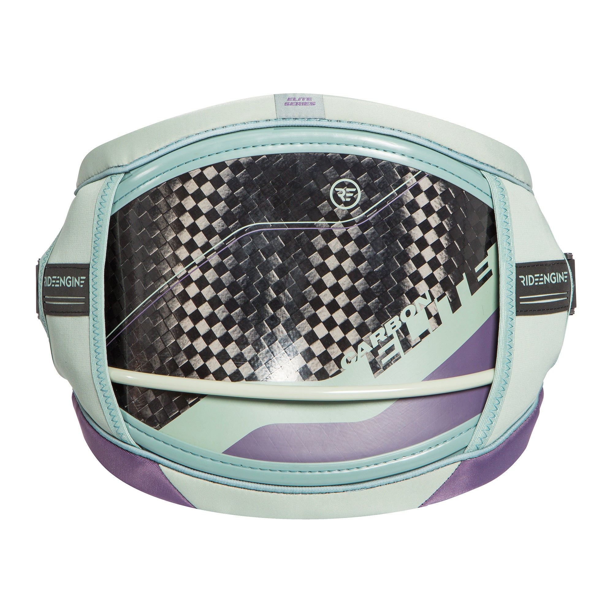 Ride Engine Carbon Elite V8 Harness light blue, back view