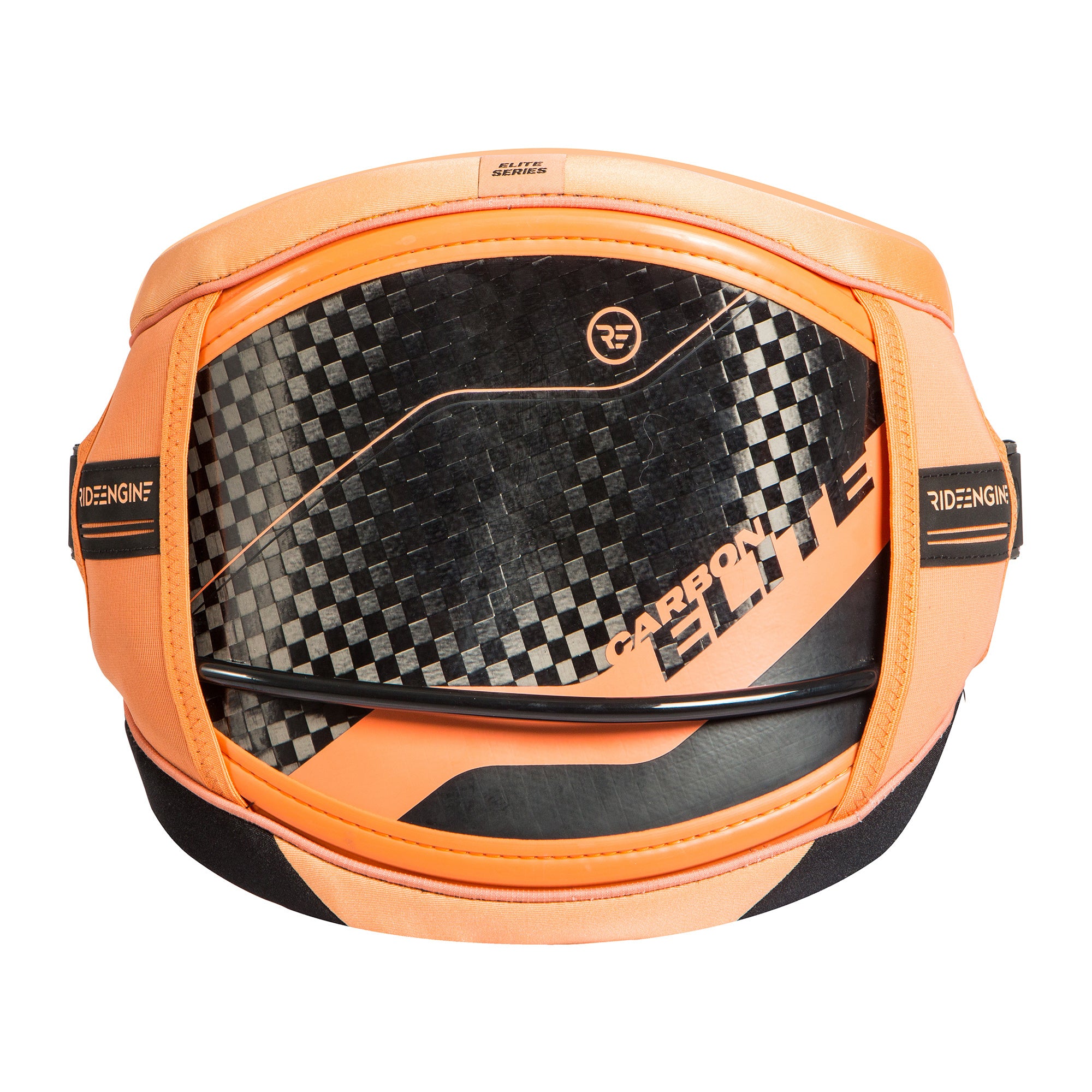 Ride Engine Carbon Elite V8 Harness orange, back view