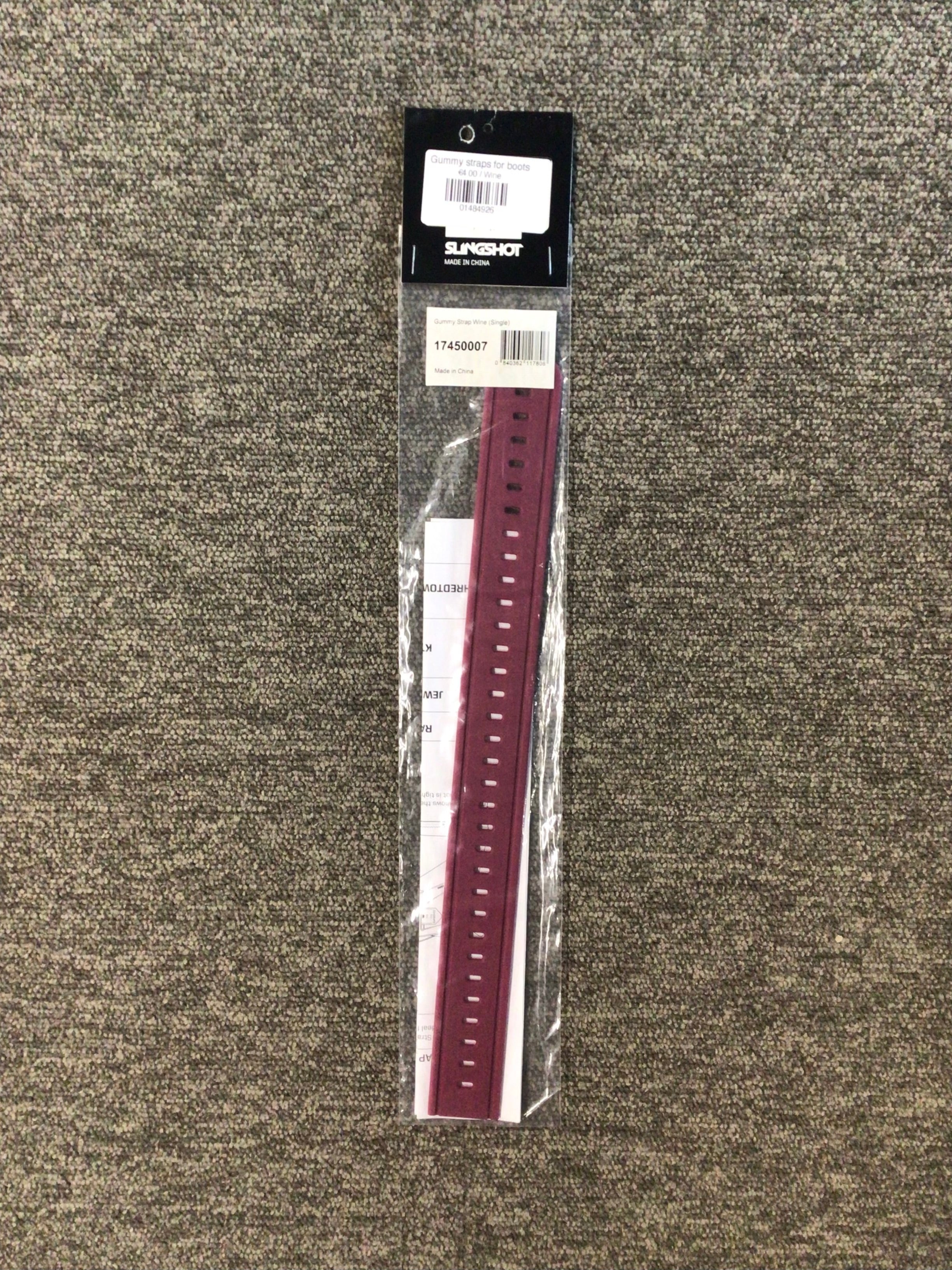 Gummy straps for boots