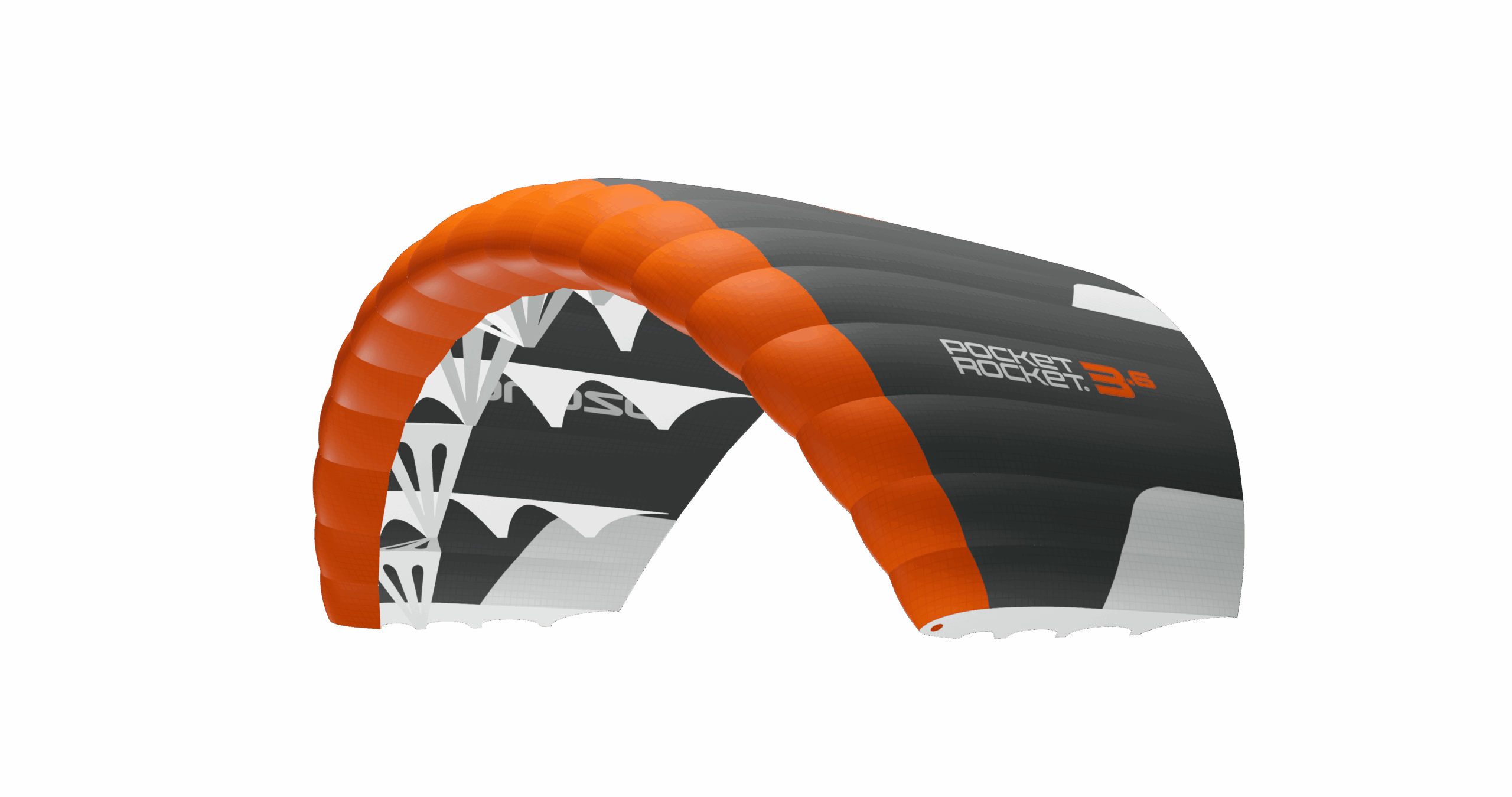 Ozone Pocket Rocket V2 – Carbon Grey/Orange/White