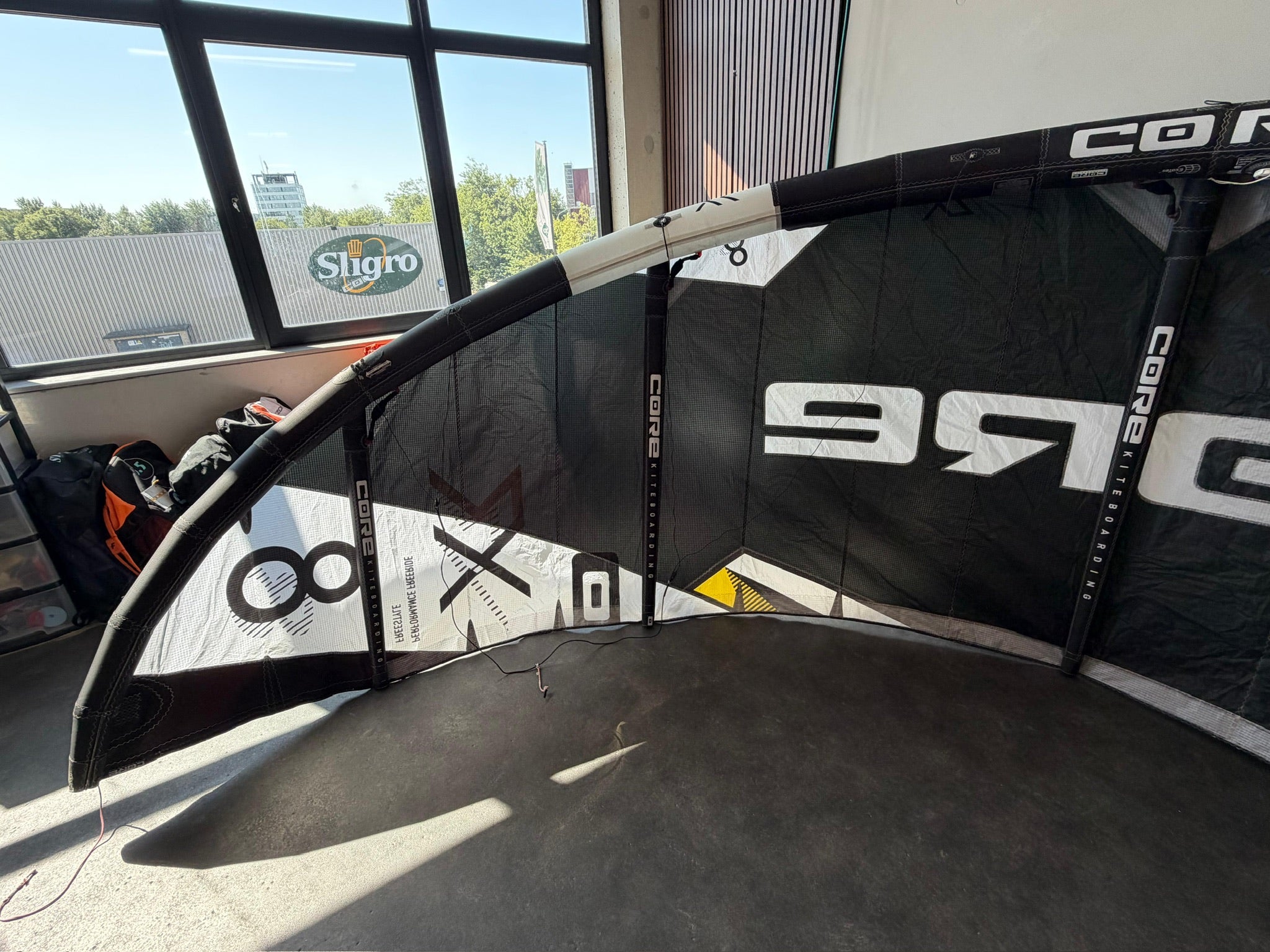 Core XR5 8m 2019 tweedehands - kite opgezet