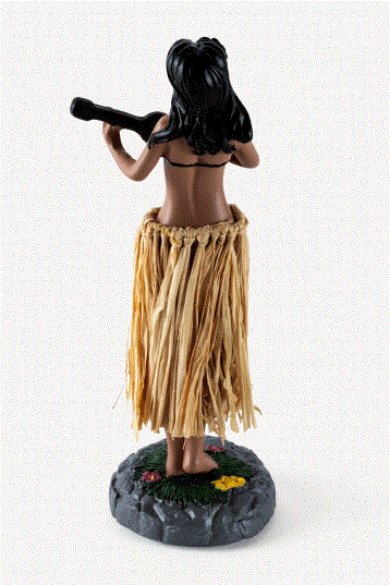 Hula-Mädchen - Hawaiianische Armaturenbrettpuppe