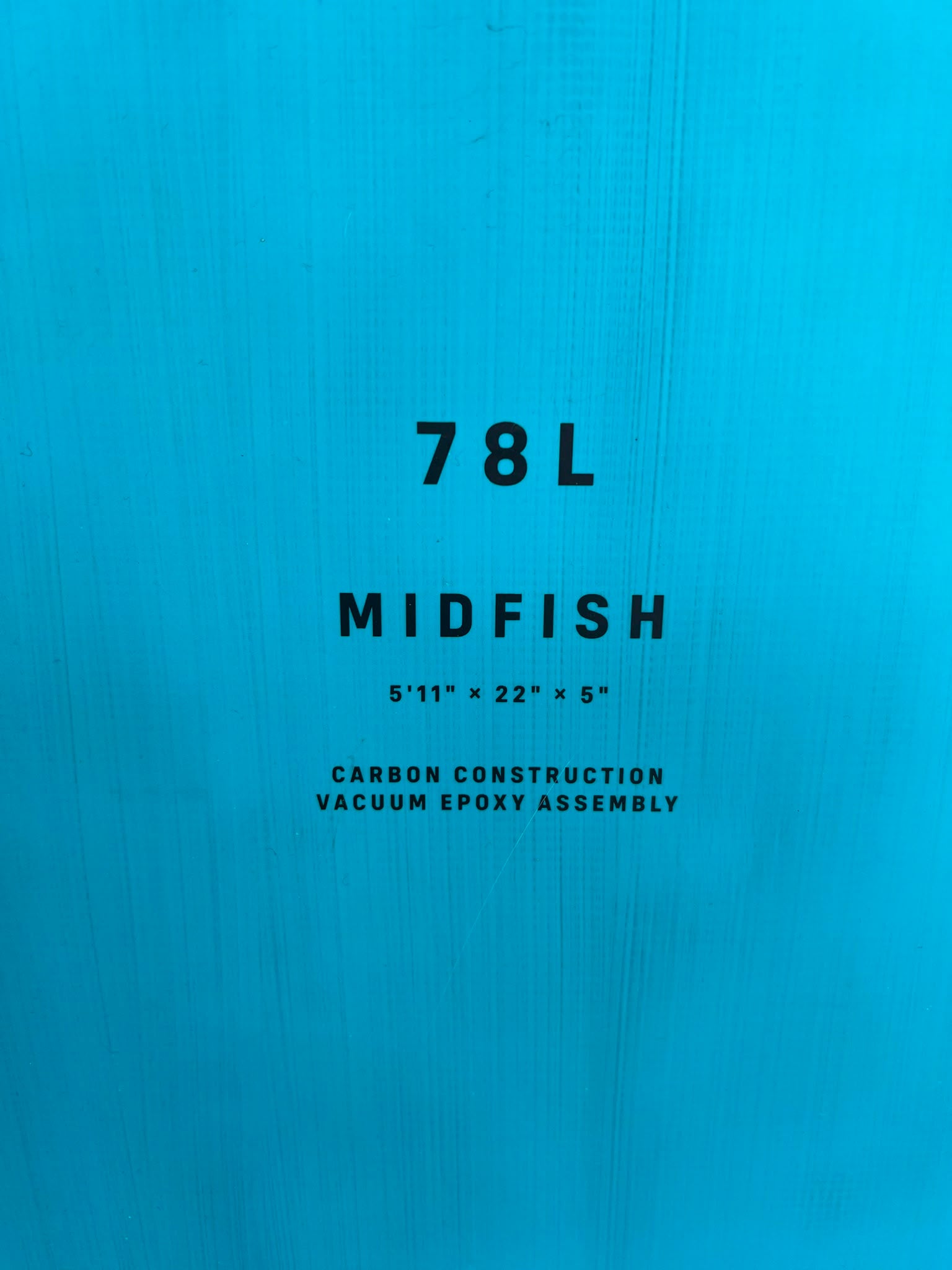 Duotone Midfish 5'11 78L - Demo specs