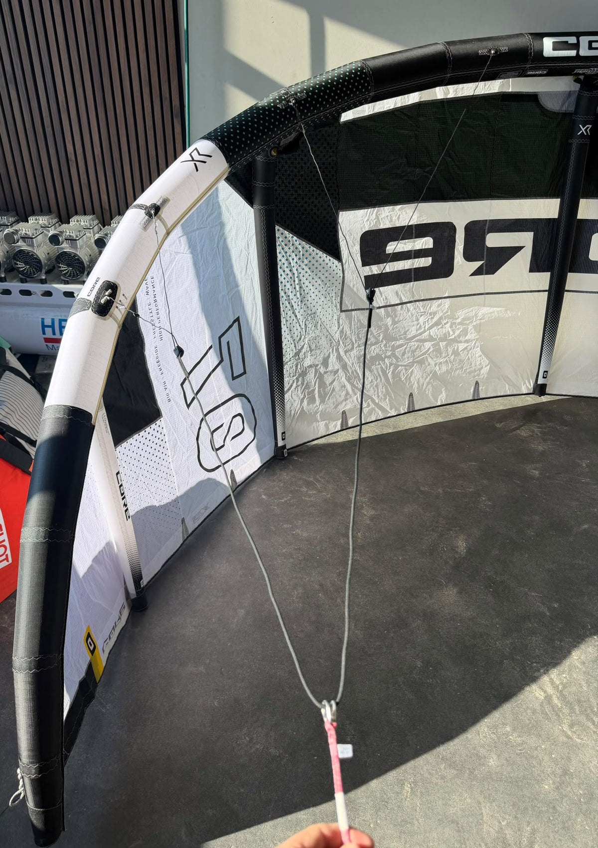 Core XR8 7m White/Black - Tweedekans tip detail
