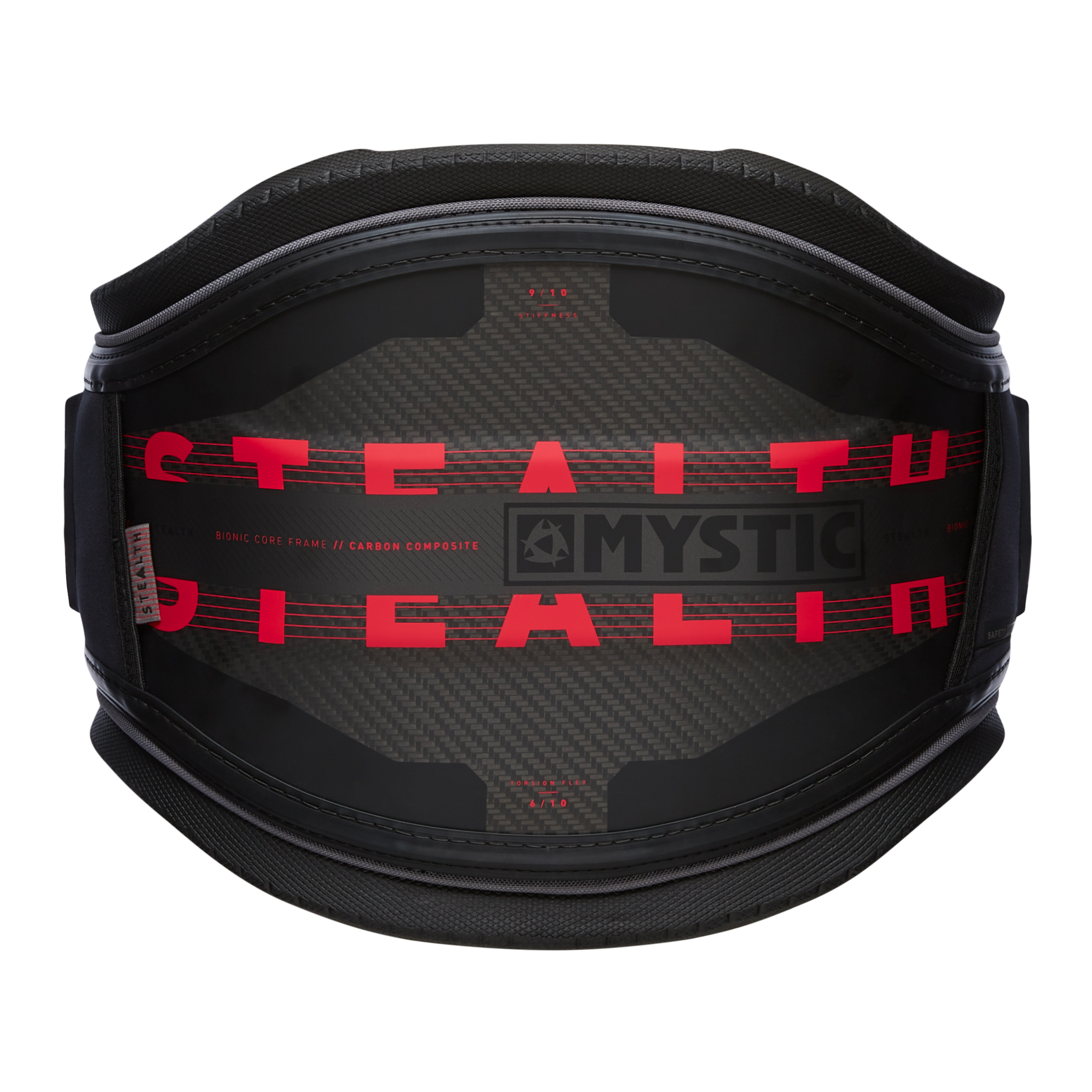 Mystic Stealth Waist Harness 2020 red, back view