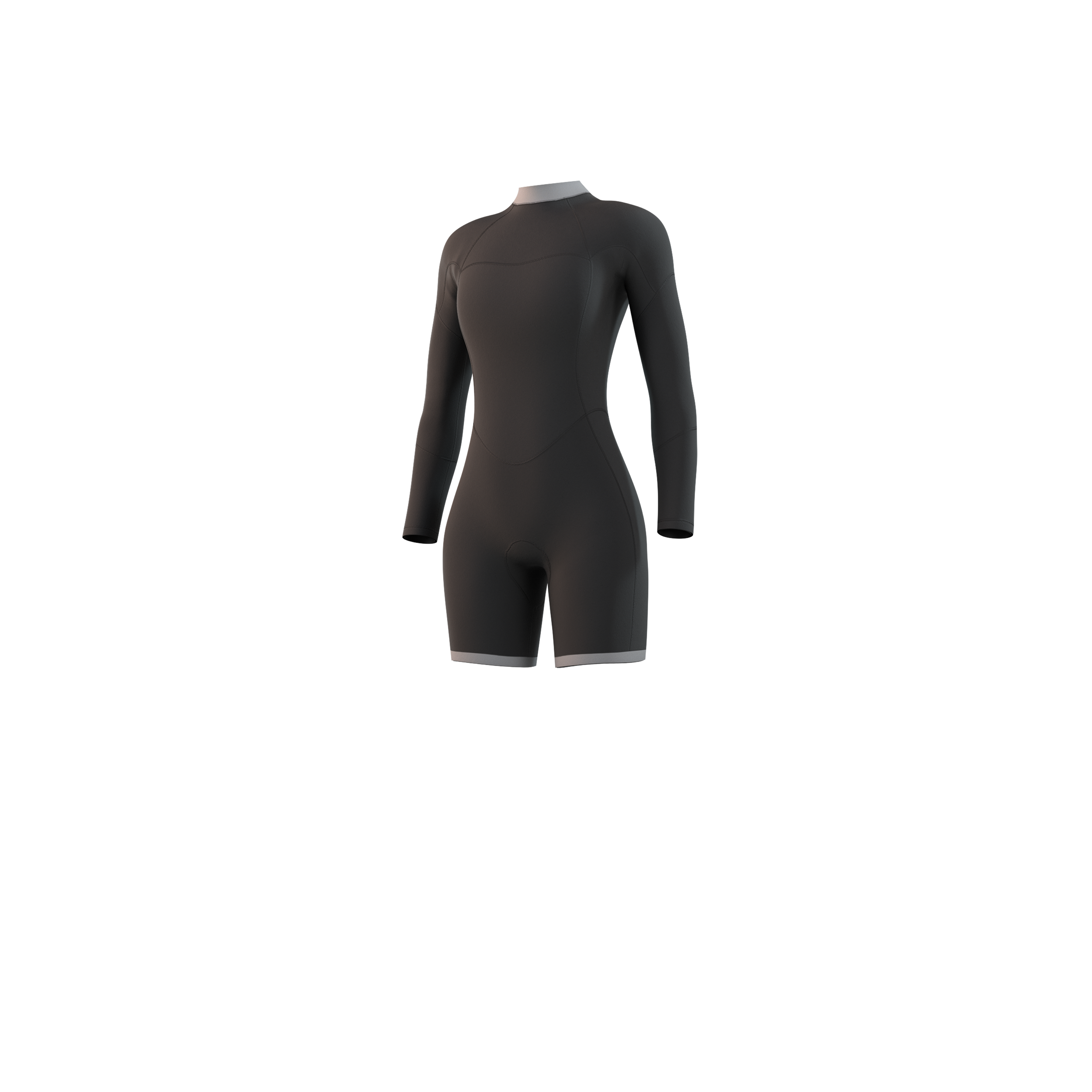 Brand Longarm Shorty 3/2mm Bzip Flatlock Women 2024 /2025