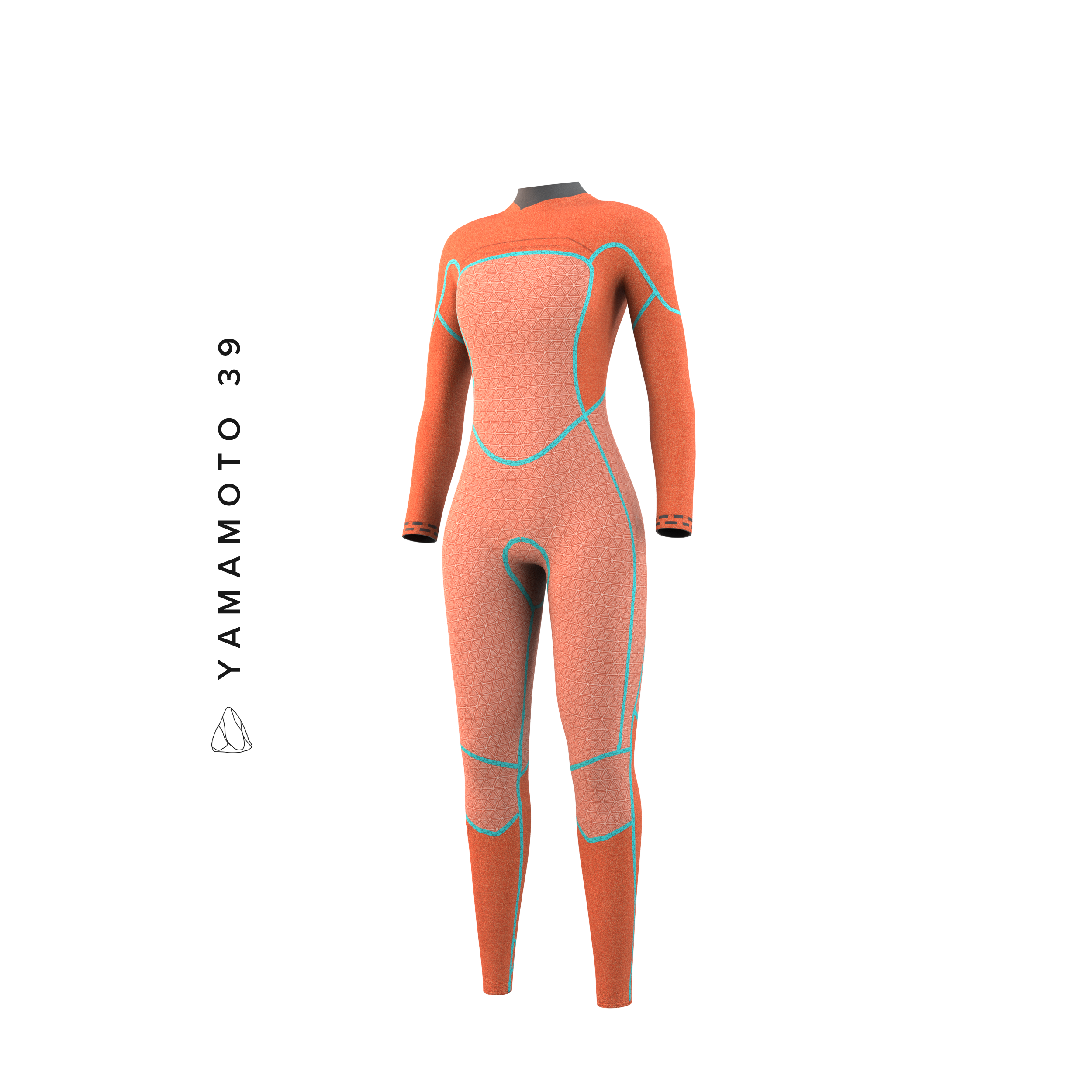 Gem Fullsuit 5/4mm Double Fzip Damen