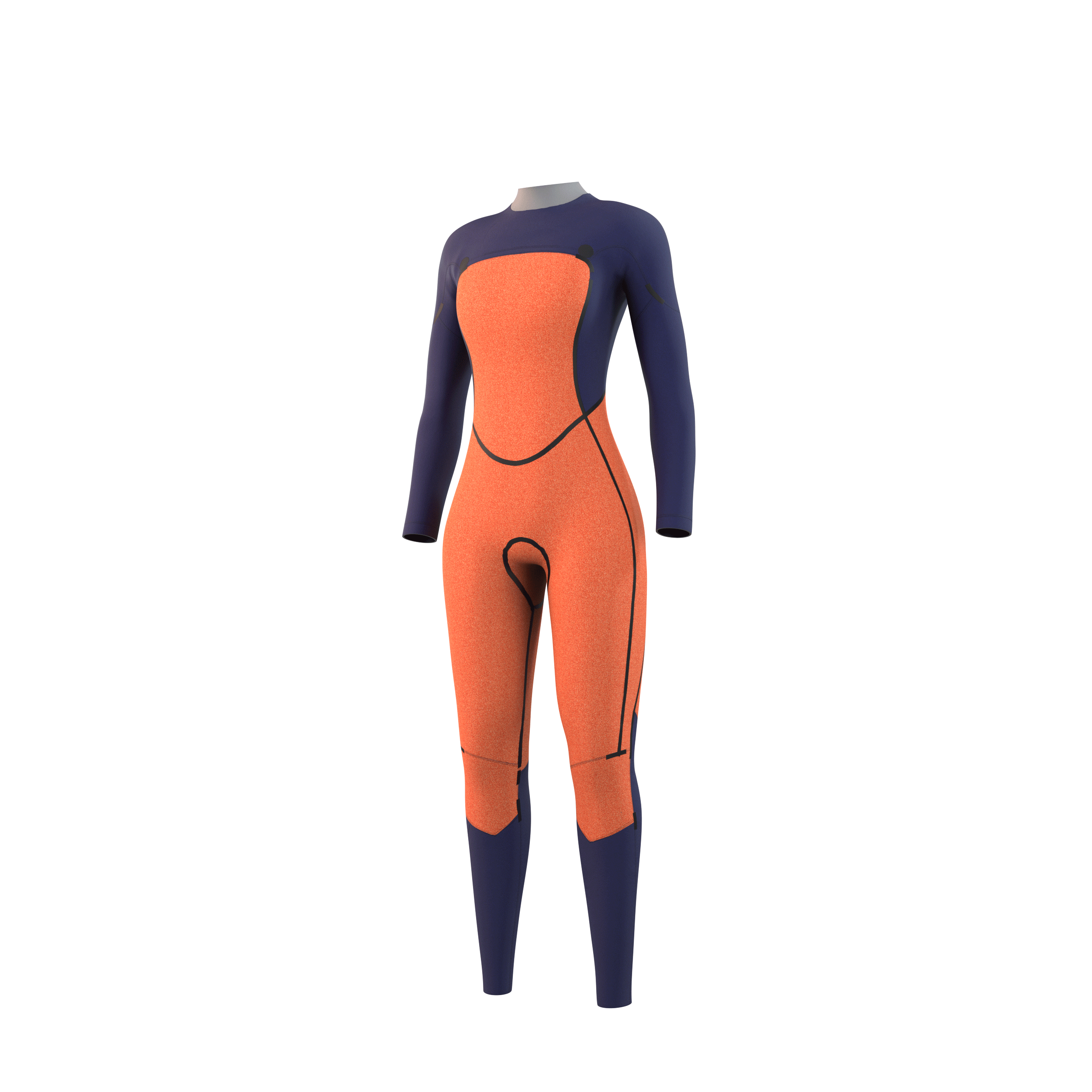 Dazzled Fullsuit 3/2mm Double Fzip Women