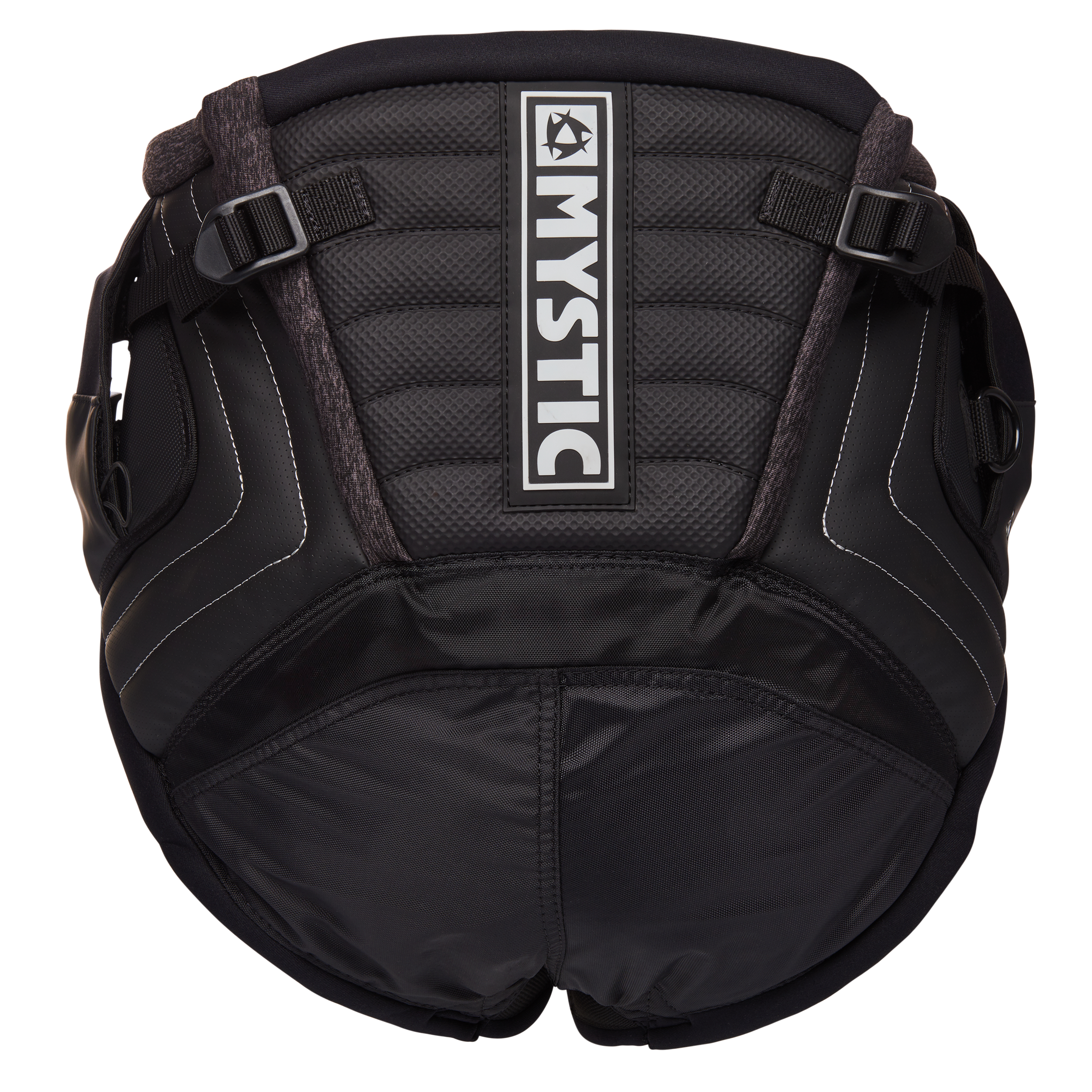 Mystic Driver Seat Harness black, back view