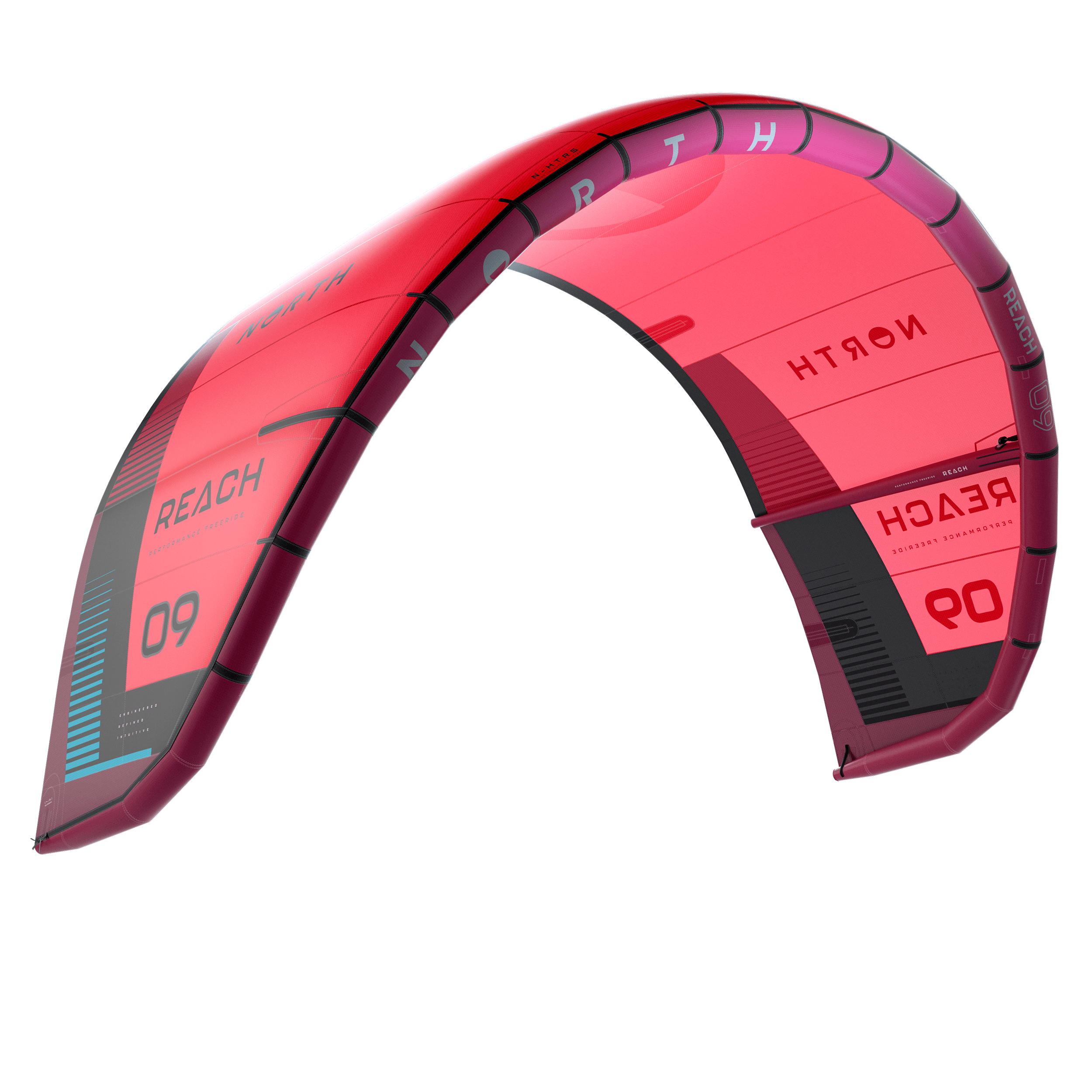 North Reach 2024 red, detail