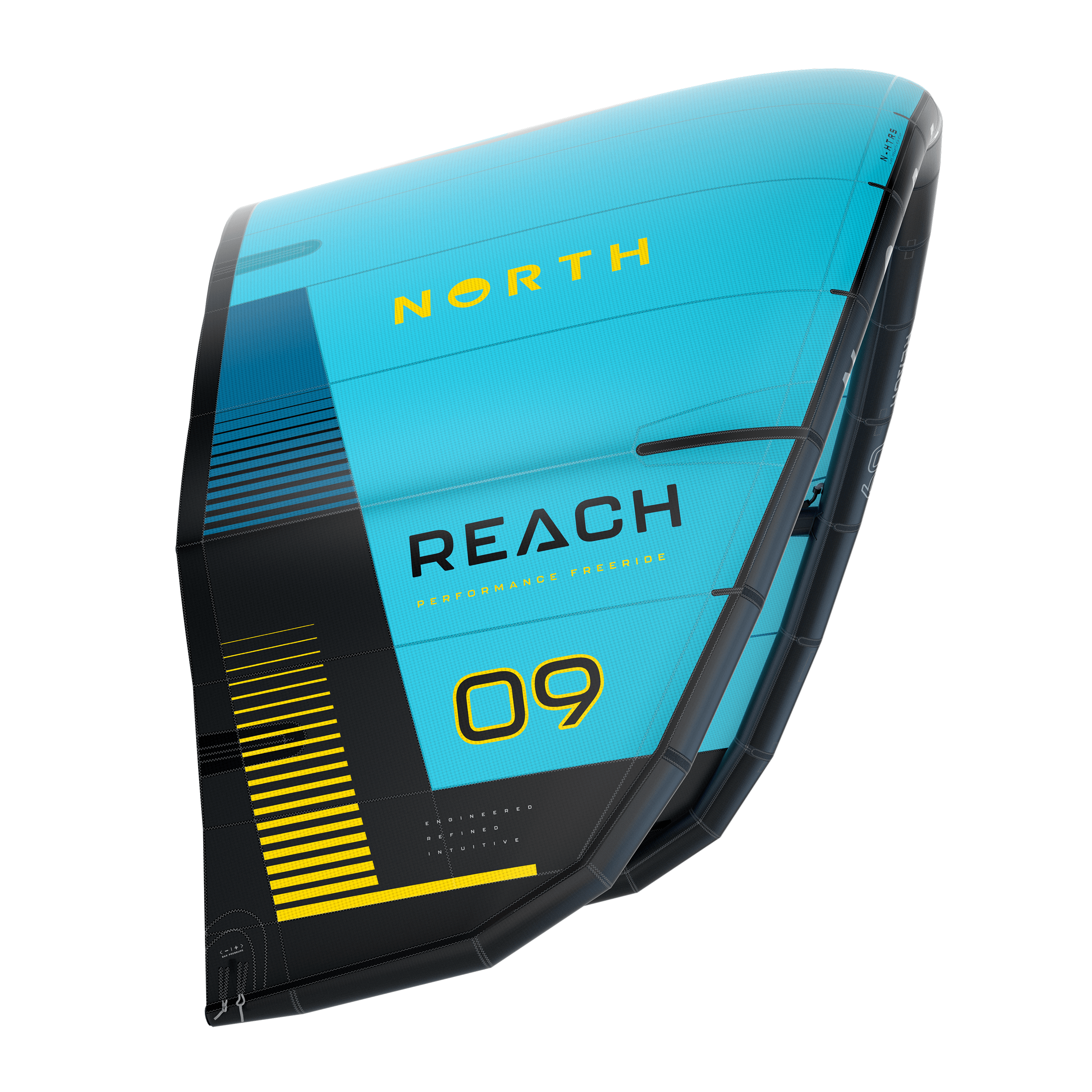 North Reach 2024 blue, side view