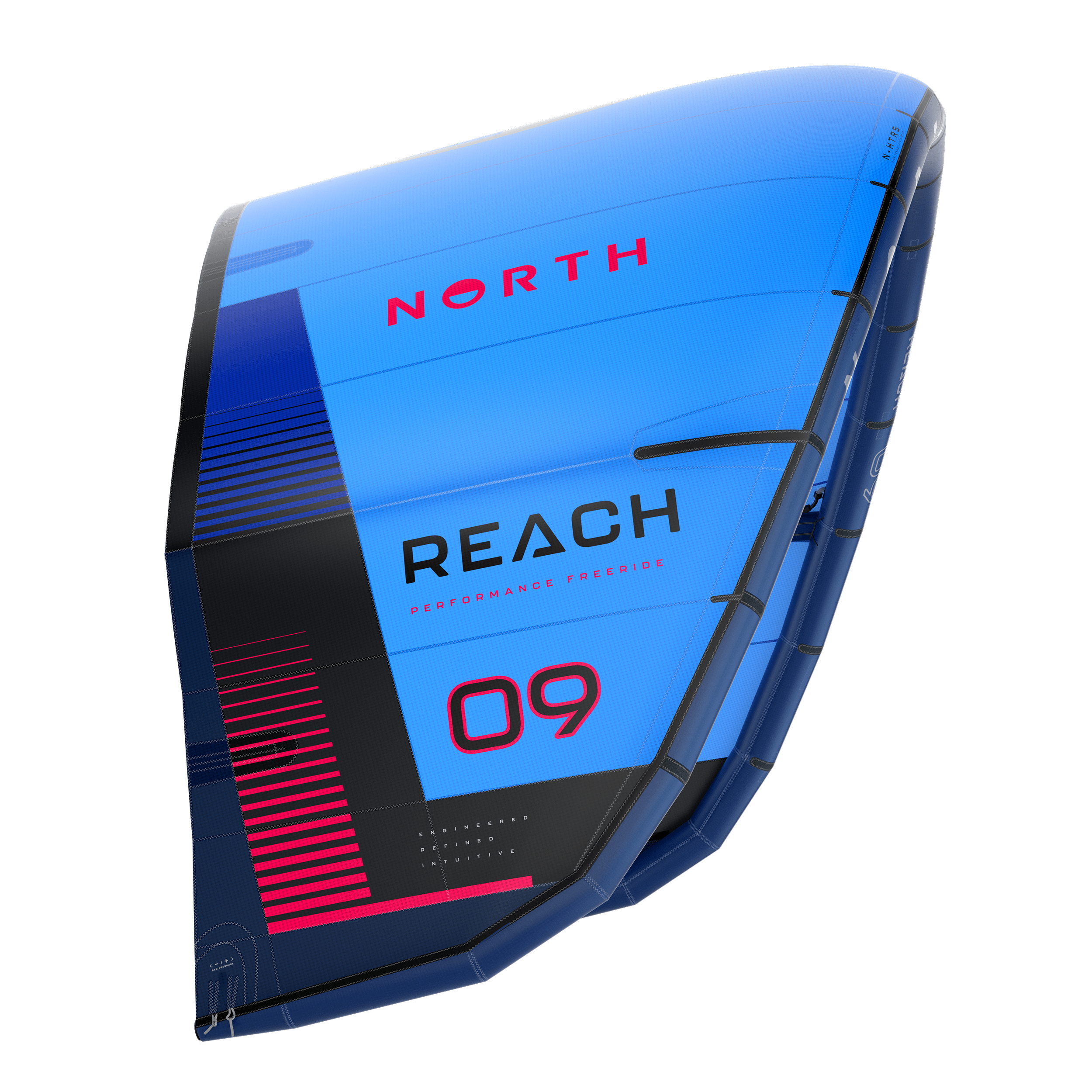 North Reach 2024 dark blue, side view