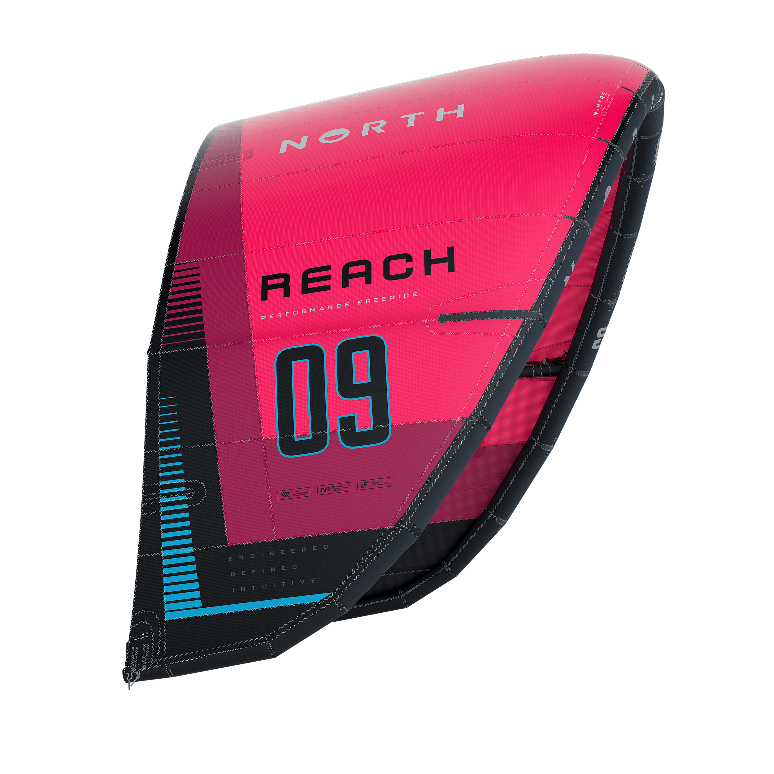 North Reach 2025 red, side view