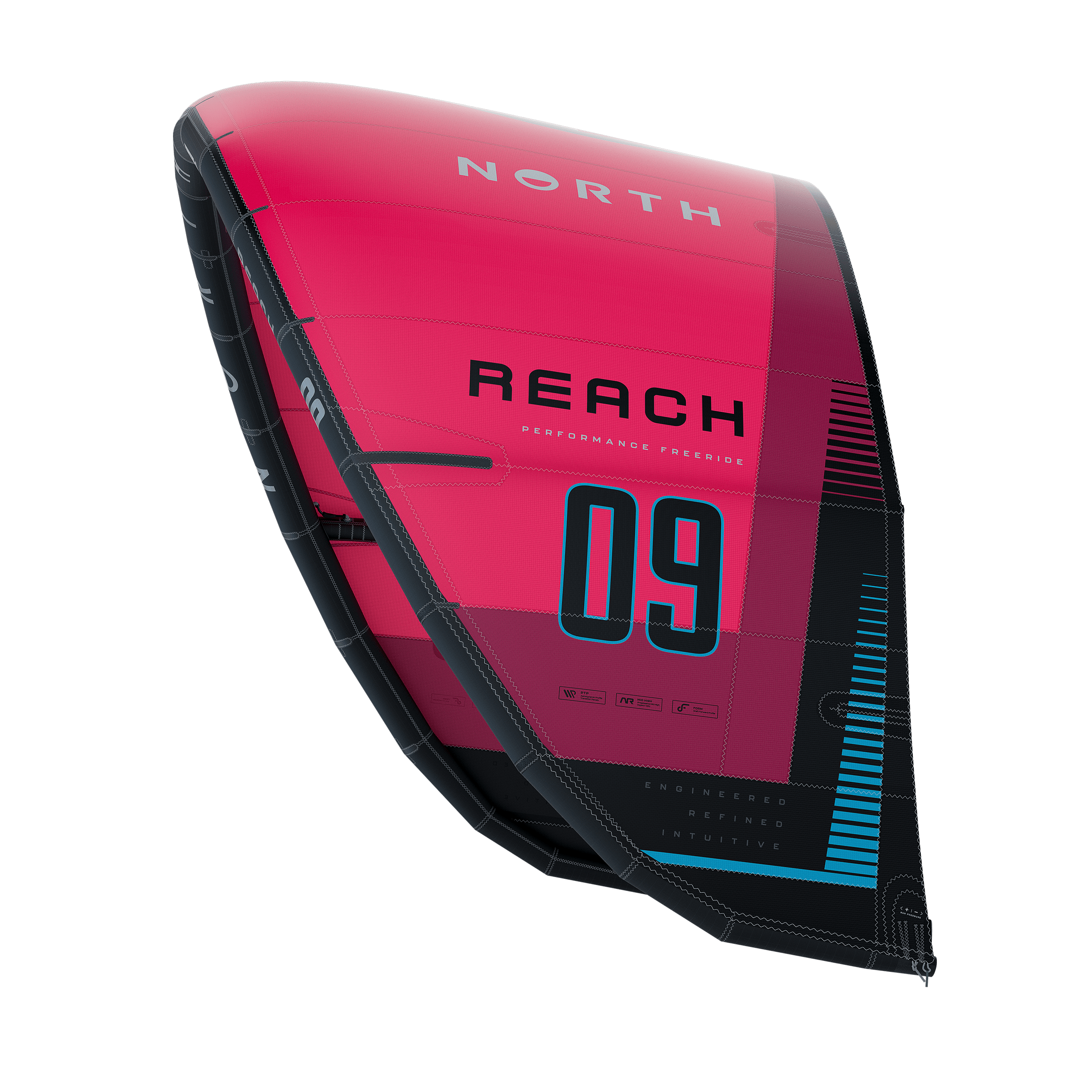 North Reach 2025 red, side view