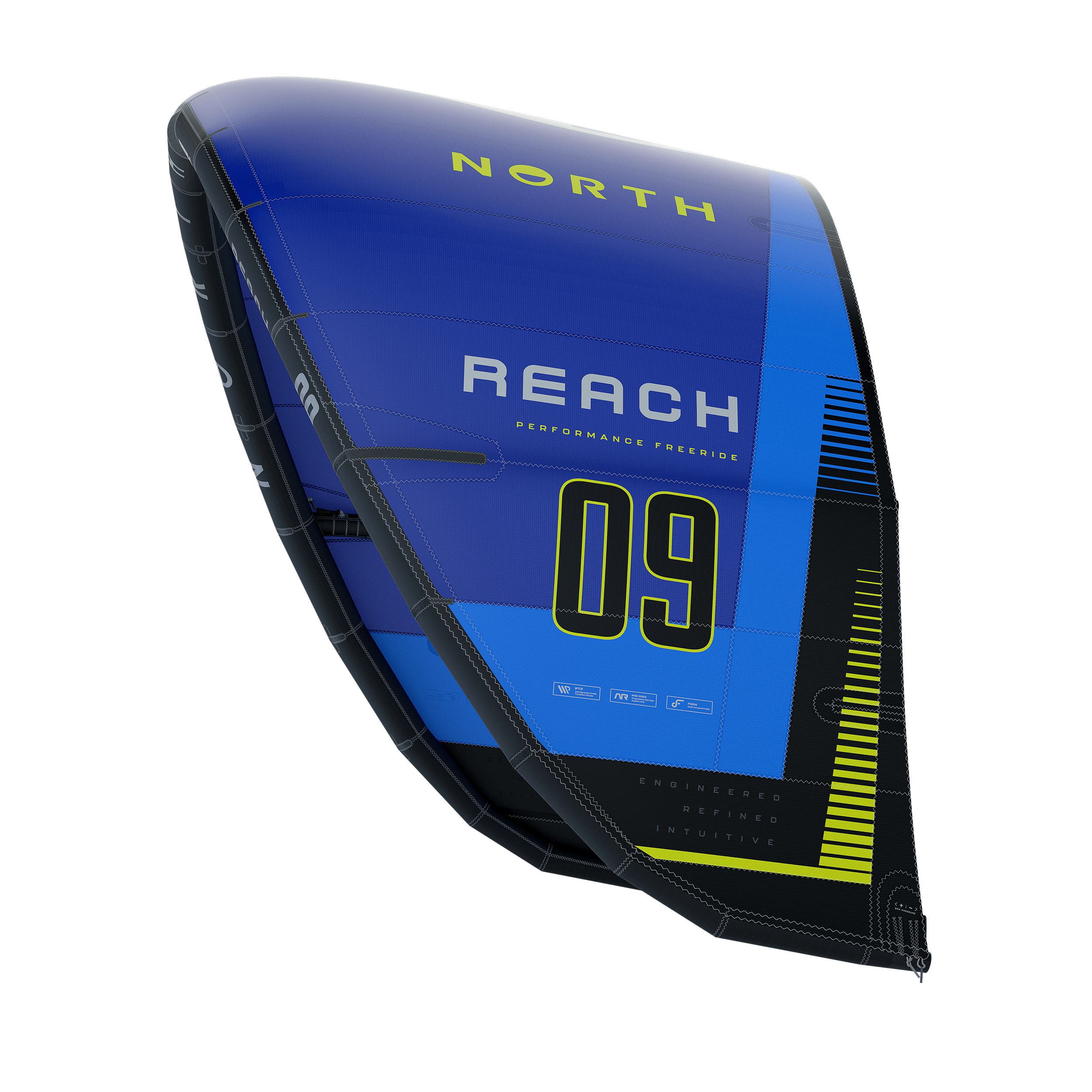 North Reach 2025 blue, side view