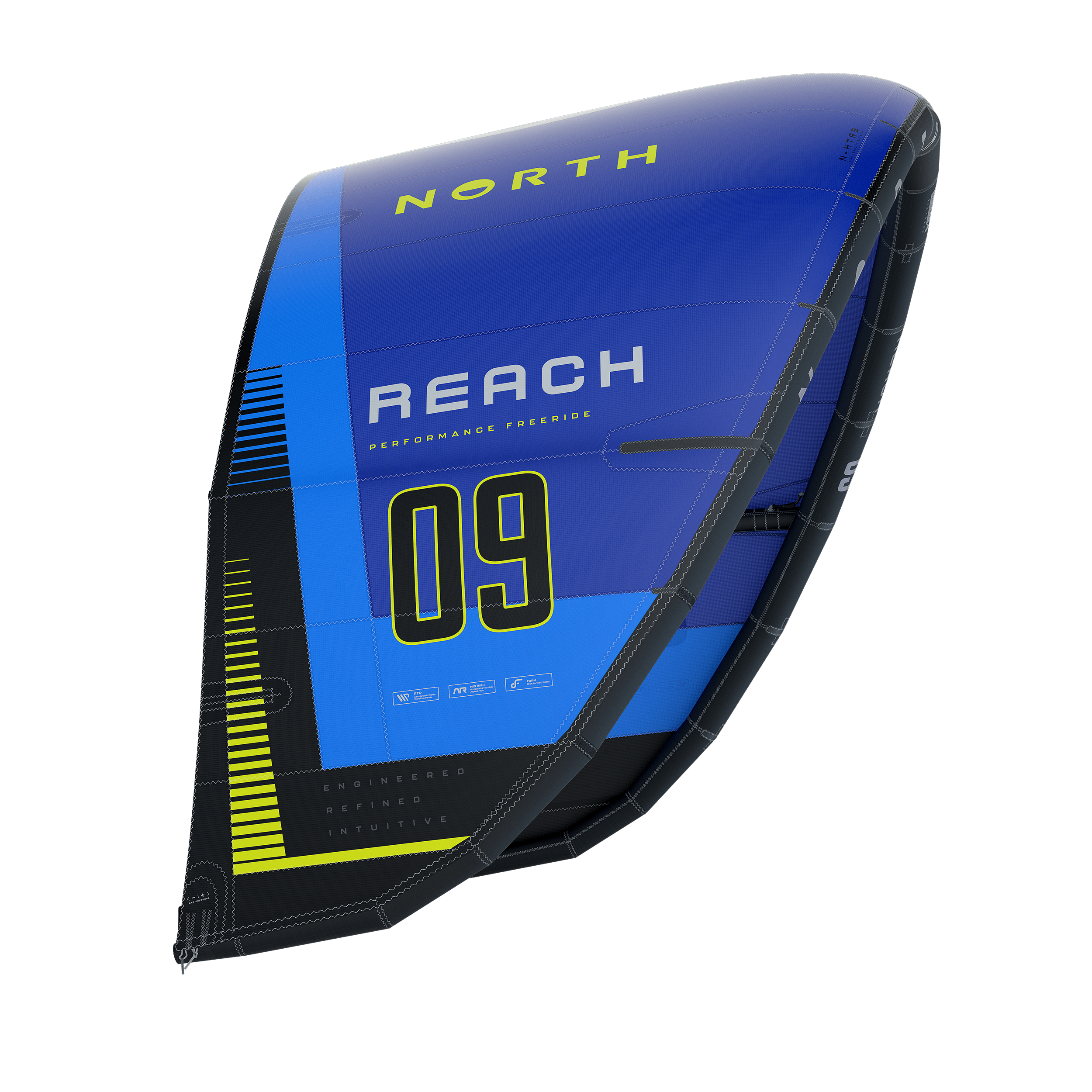 North Reach 2025 blue, side view