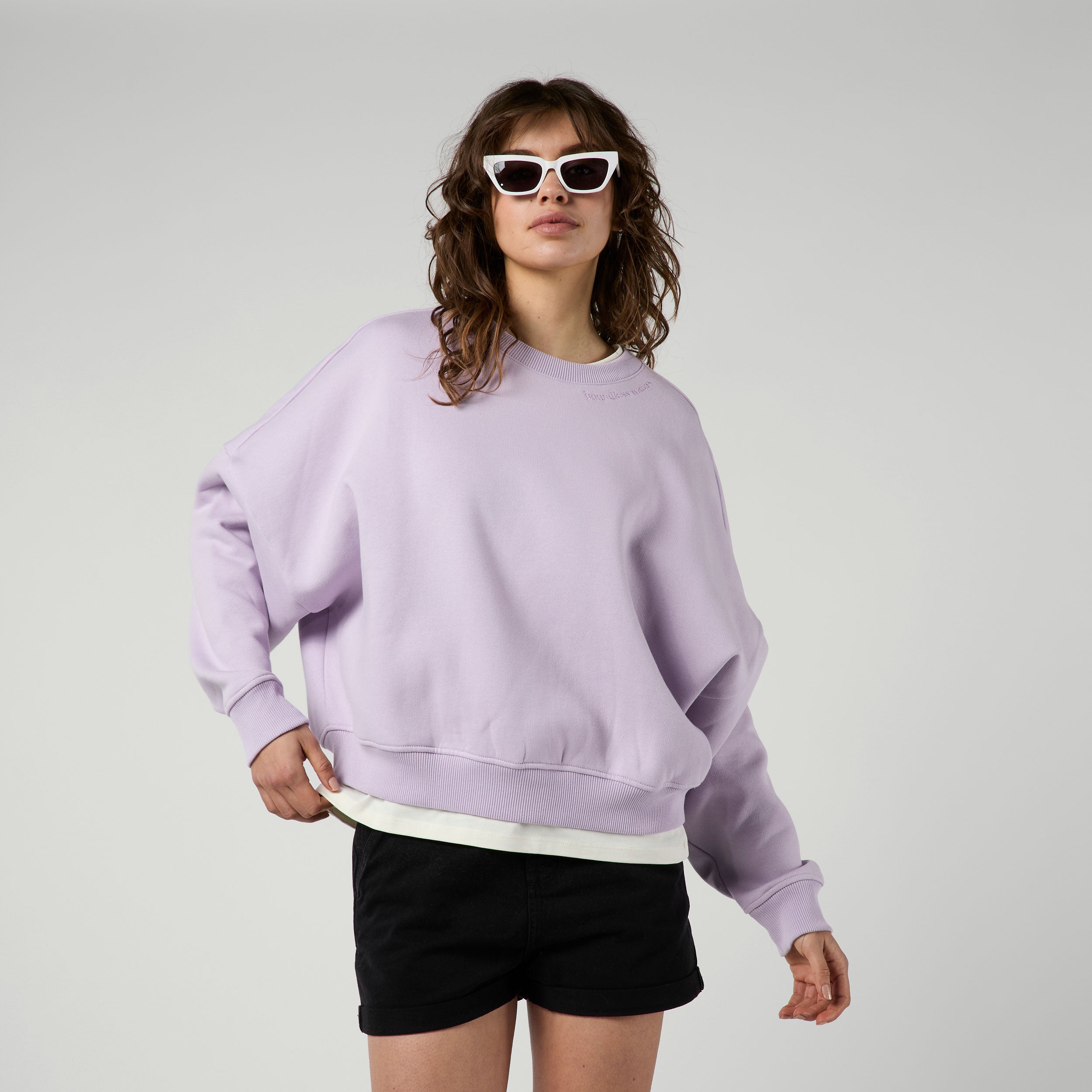 Mystic Dropped Shoulder Crew Sweat Women