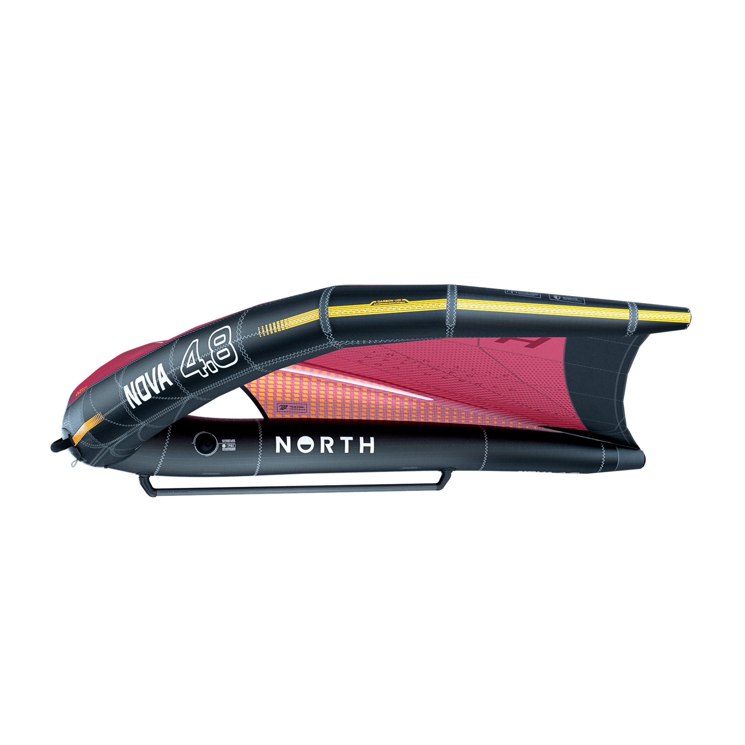 North Nova Wing 2025 red, side view