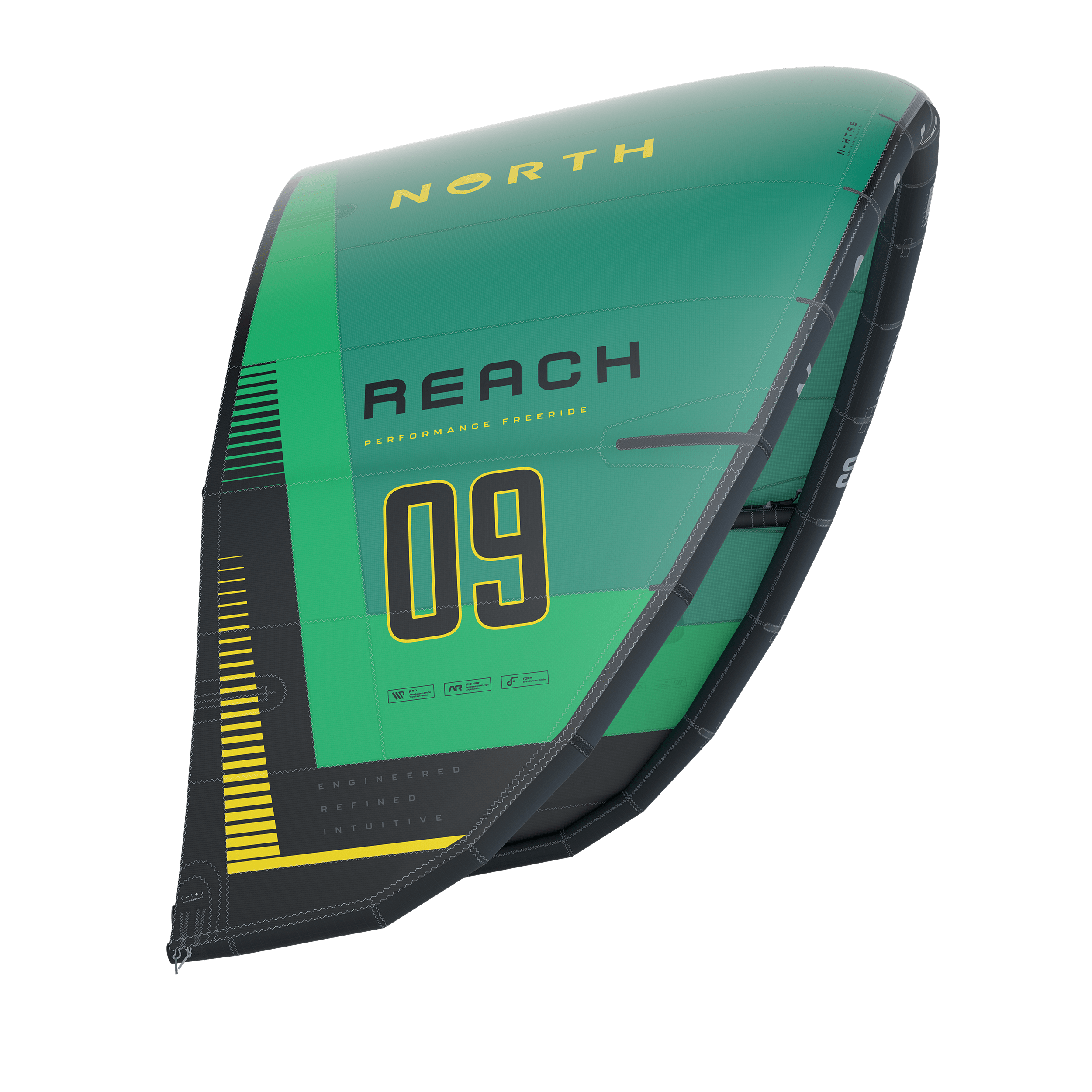 North Reach 2025 green, side view