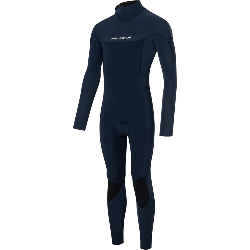 Neilpryde Mission Fullsuit 5/4/3 BZ - C2 navy / white print – Kitesurfshop.nl