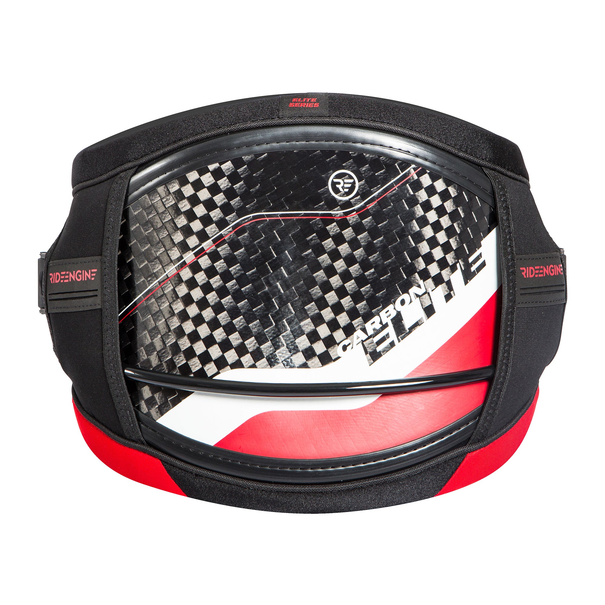 Ride Engine Carbon Elite V8 Harness red, back view