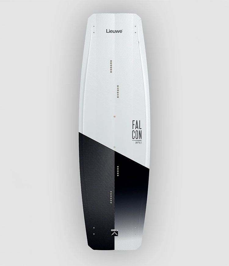 Lieuwe Falcon Kiteboard white, front view