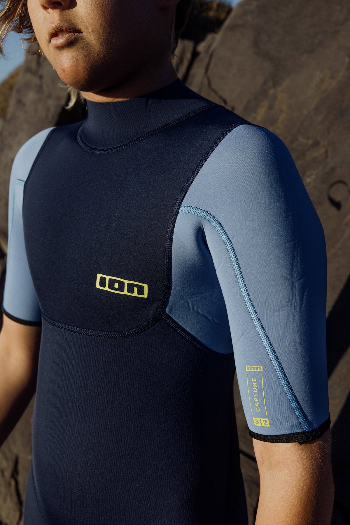 ION Capture 3/2 Short Sleeve Back Zip Wetsuit  junior 2026