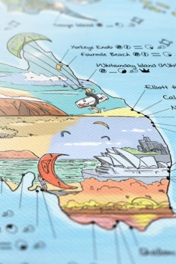 Kitesurf Map