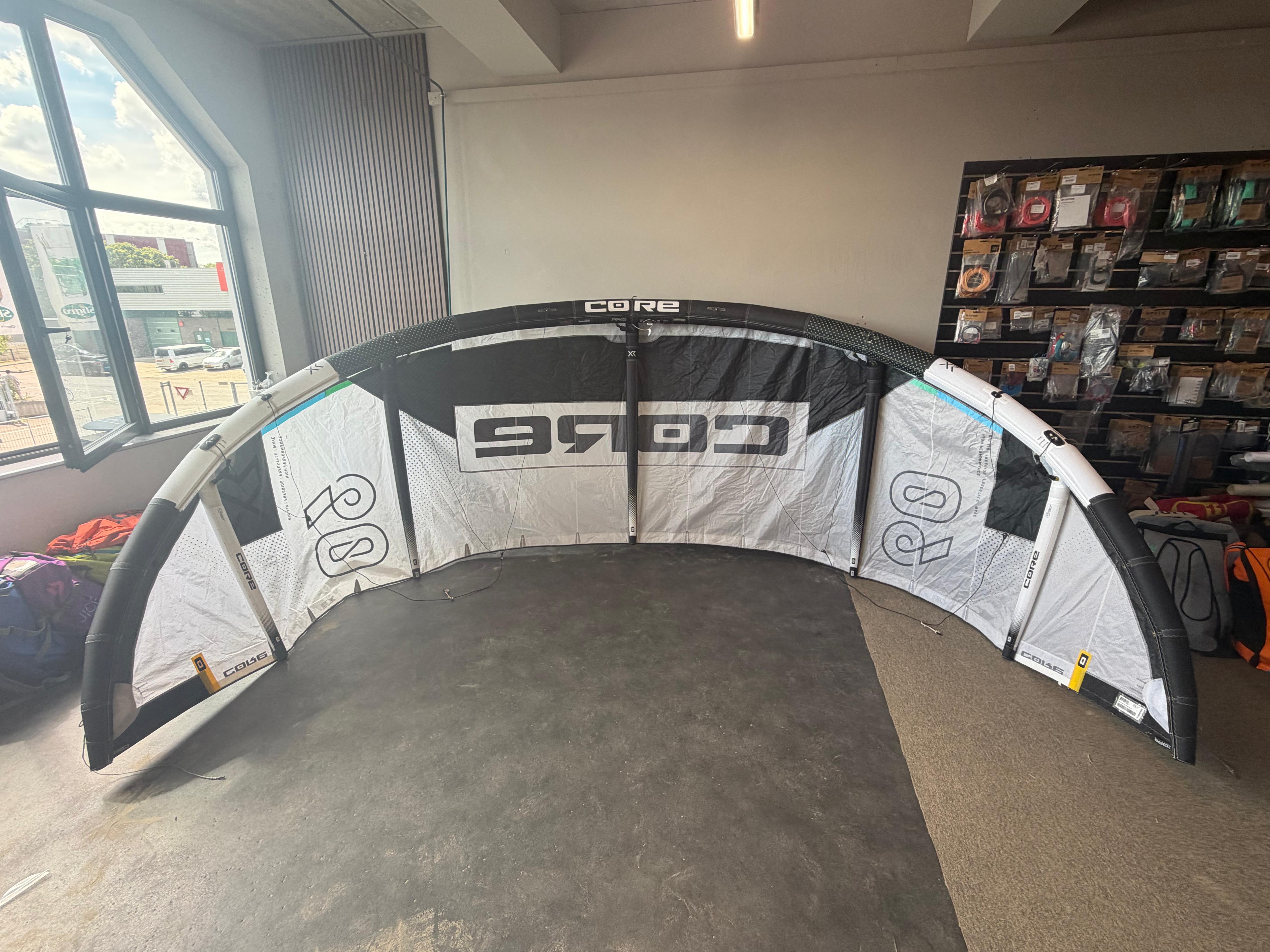 Core XR8 9m tweedehands kite - voorkant