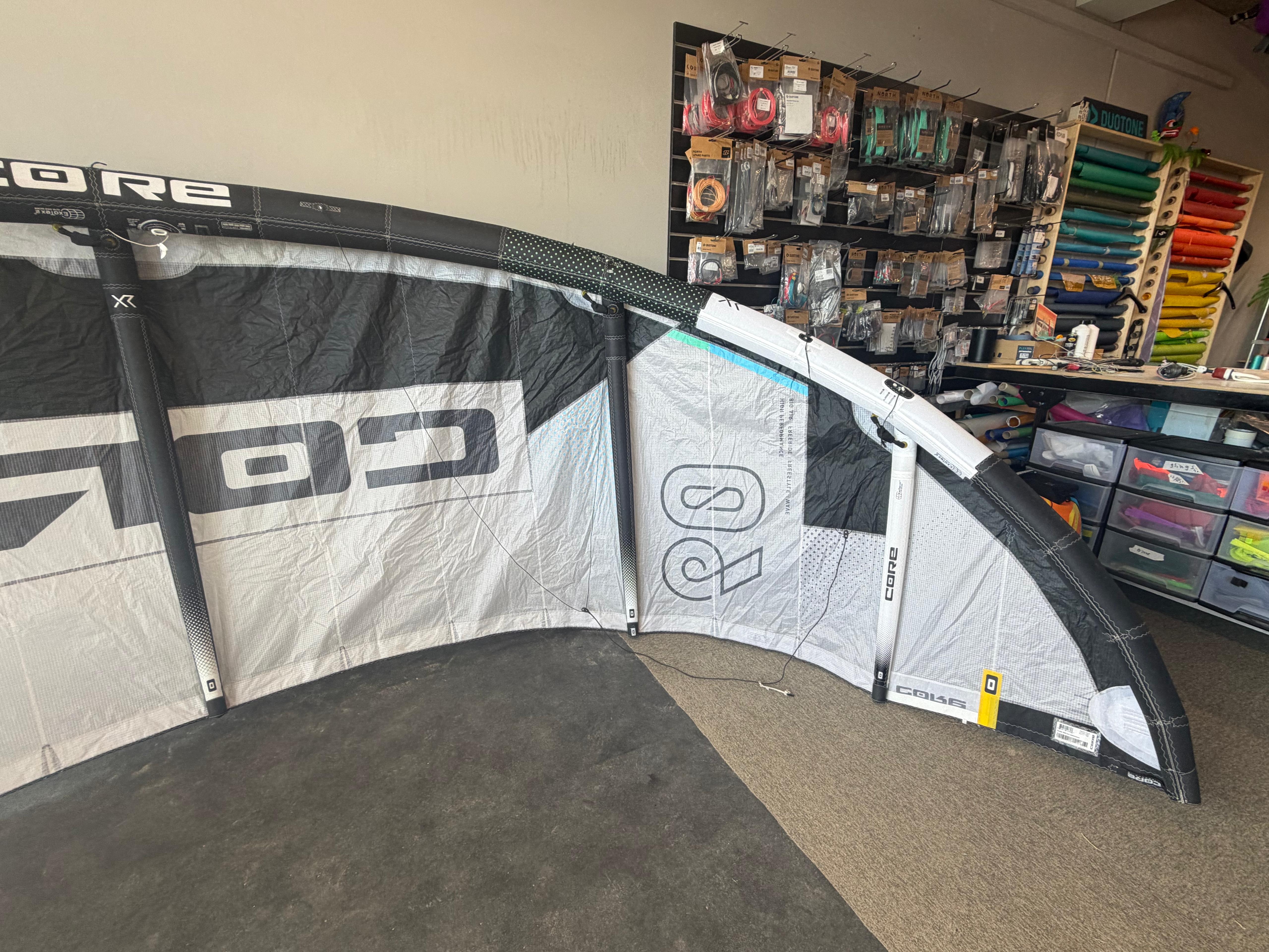 Core XR8 9m tweedehands kite - detail canopy