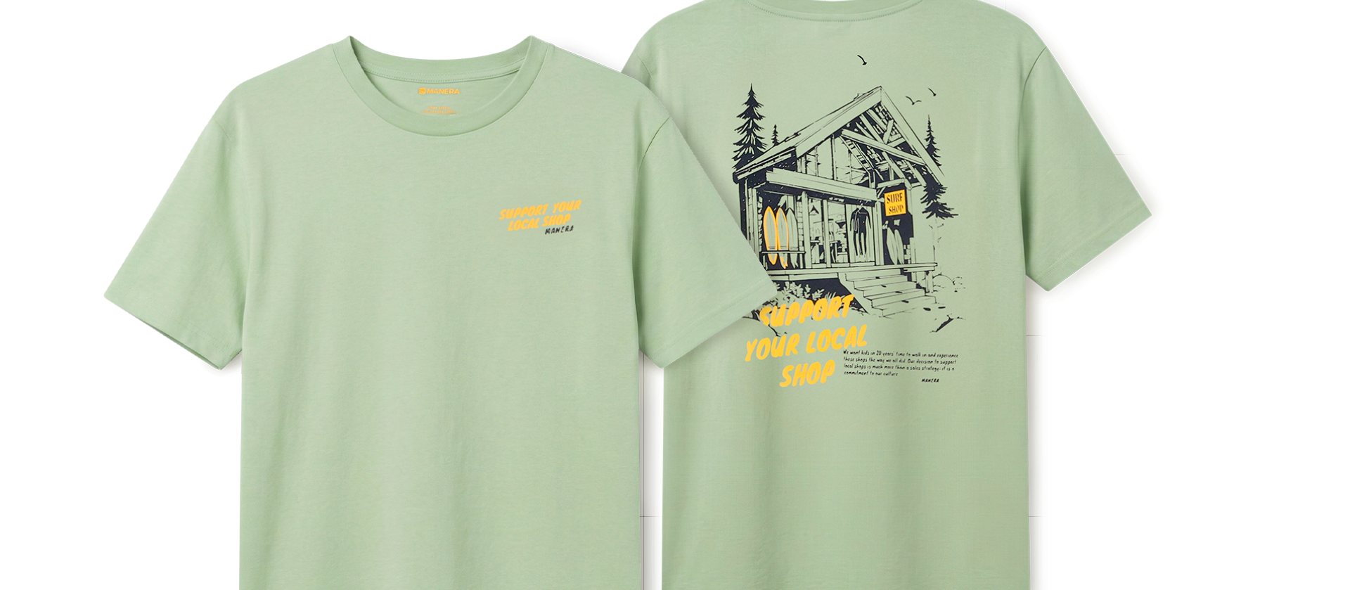 Manera Support your Local shop t-shirt