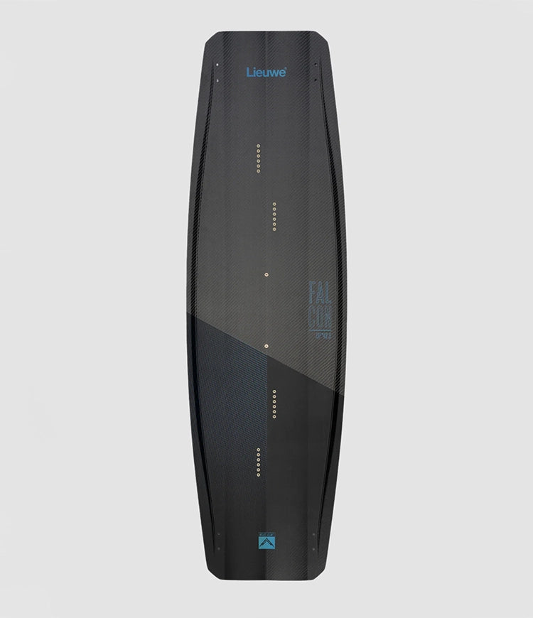 Lieuwe Falcon Kiteboard blue, front view