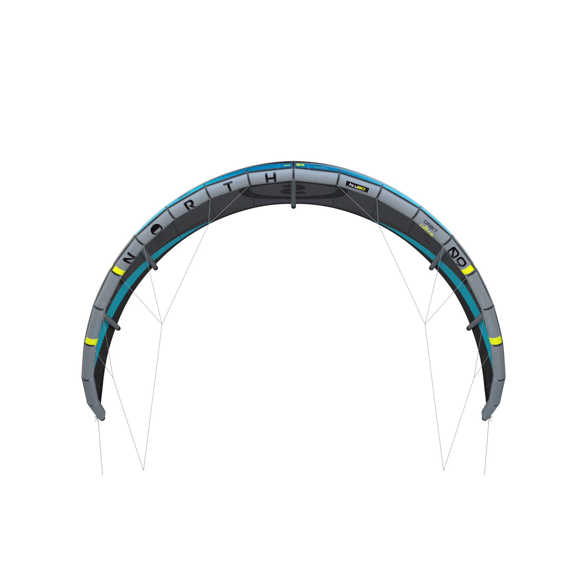 North Orbit Ultra 2026 kite vooraanzicht met Aluula leading edge