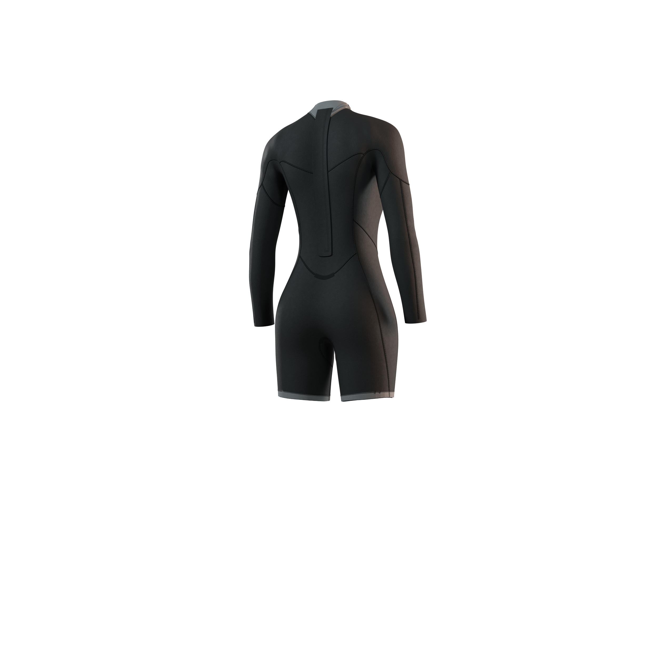 Brand Longarm Shorty 3/2mm Bzip Flatlock Damen