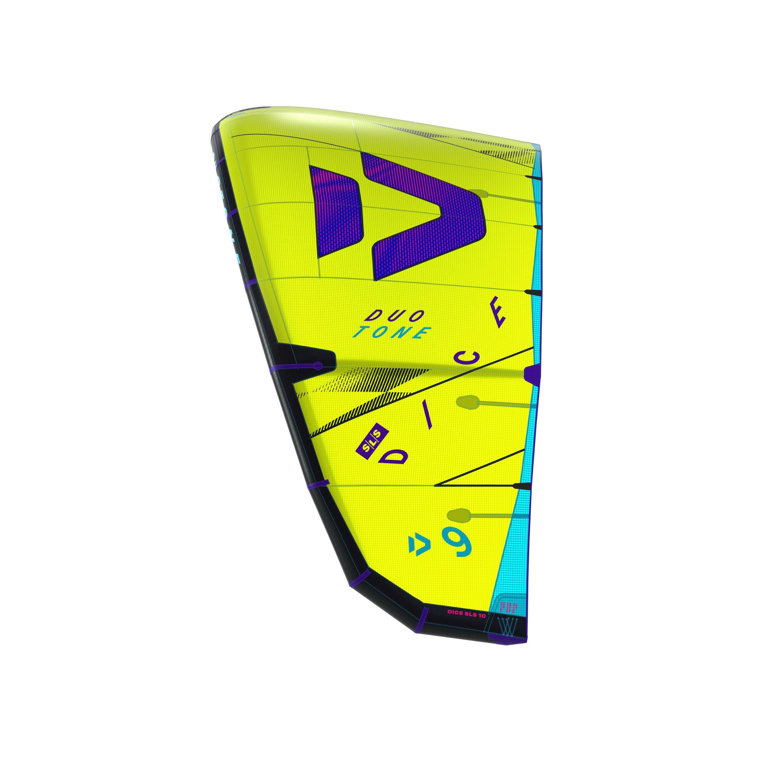 Duotone Dice SLS 2025 yellow, side view