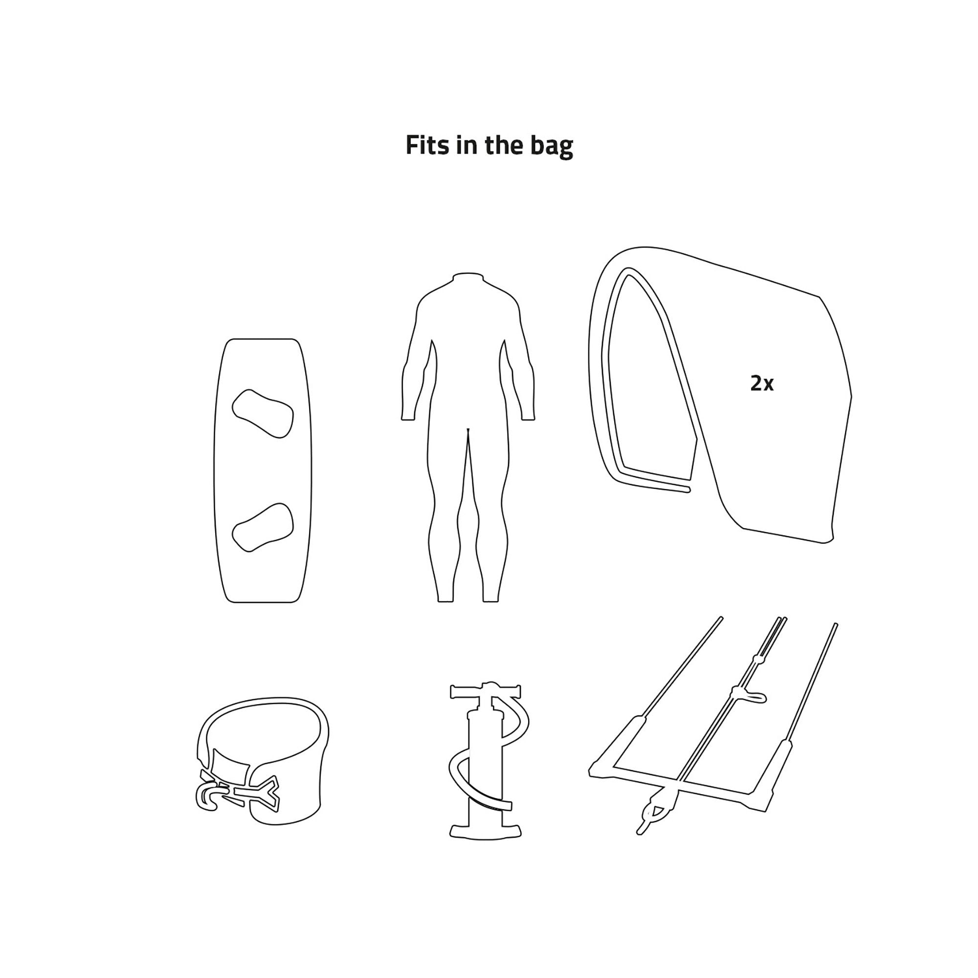 Prolimit Boardbag Golf Ultralight Grey/White